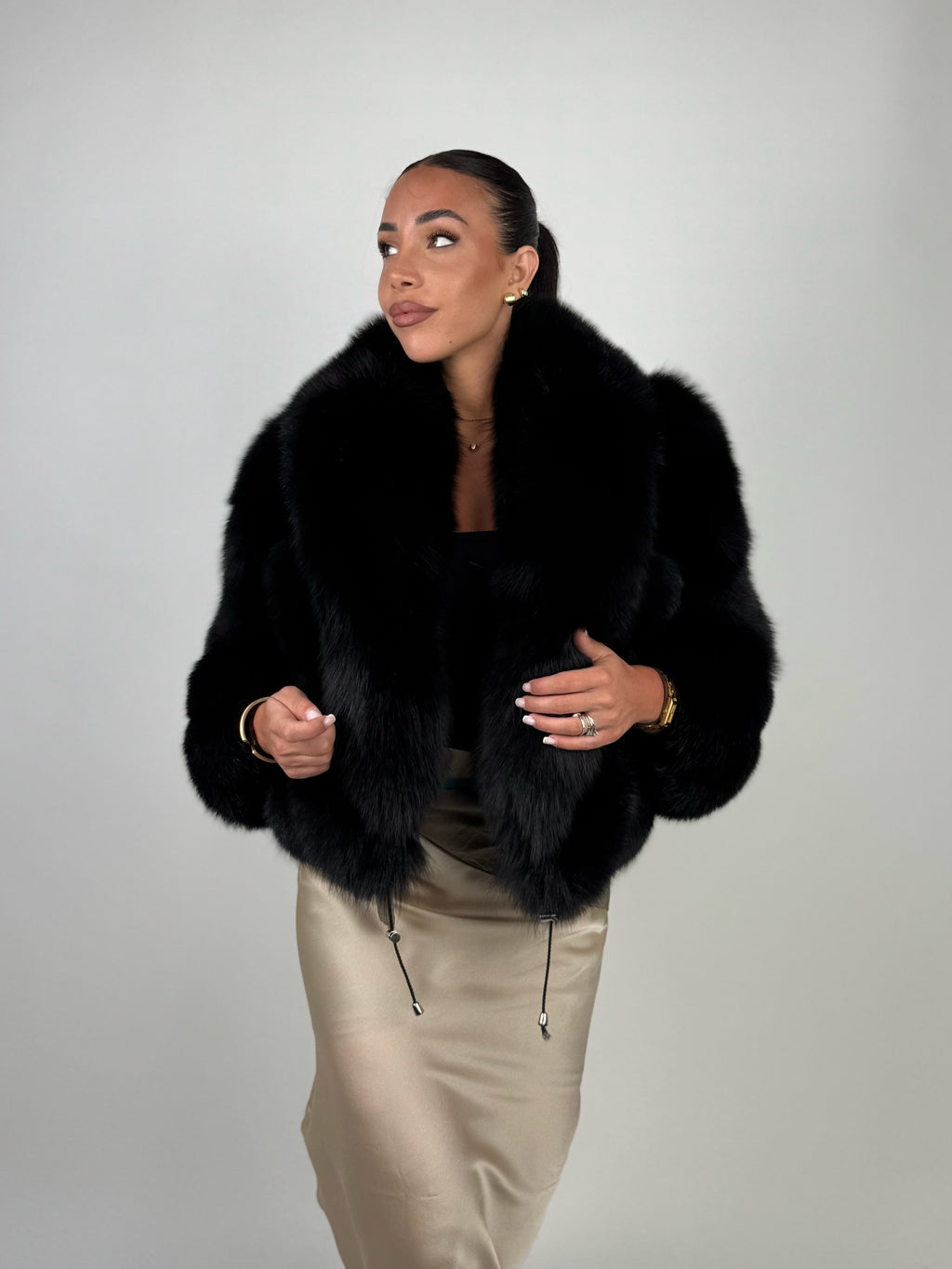 Mink Bomber Jacket