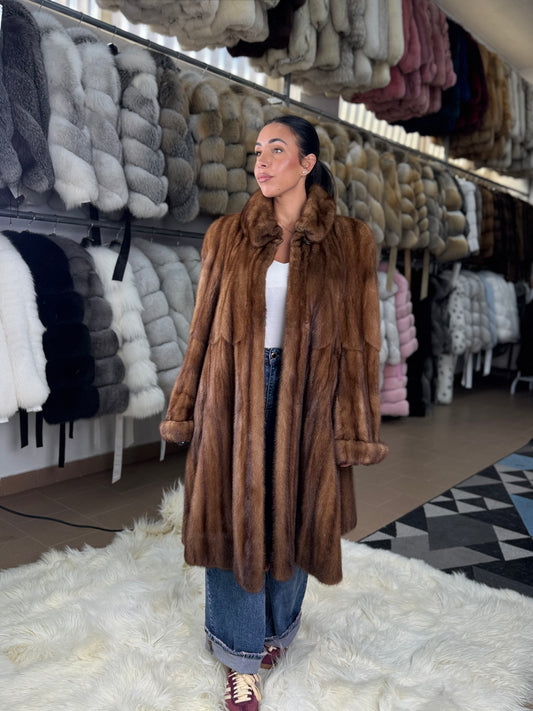 Cappotto in visone N743