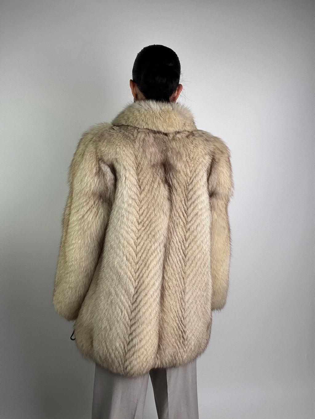 Giacca in volpe della groenlandia N969