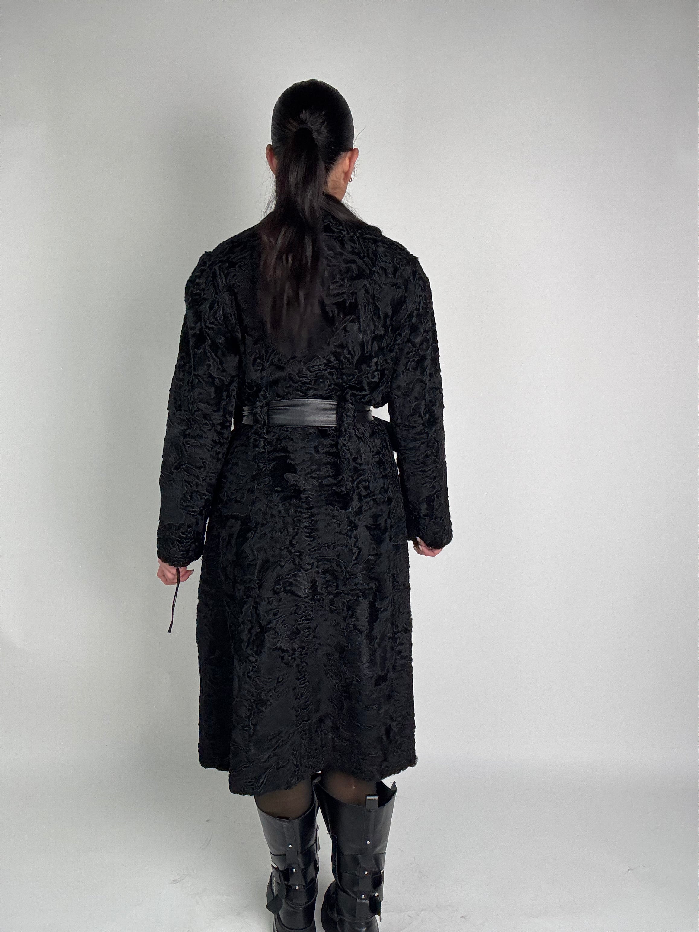 Cappotto in astrakan N35