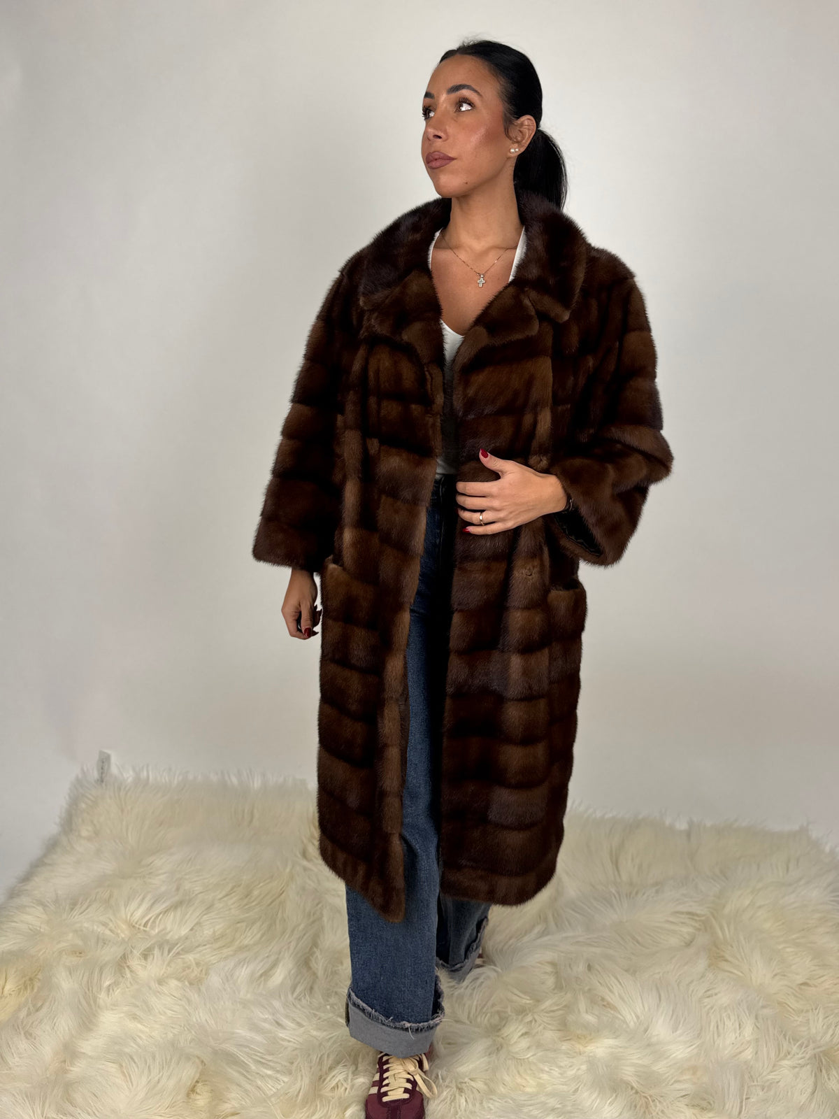 Cappotto in visone N742
