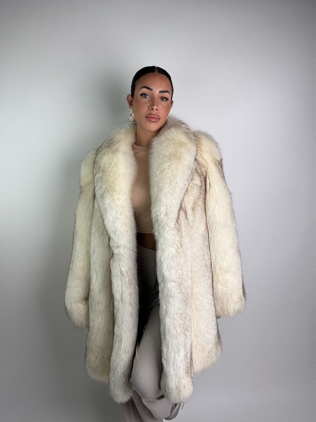 Giacca in volpe della groenlandia N967