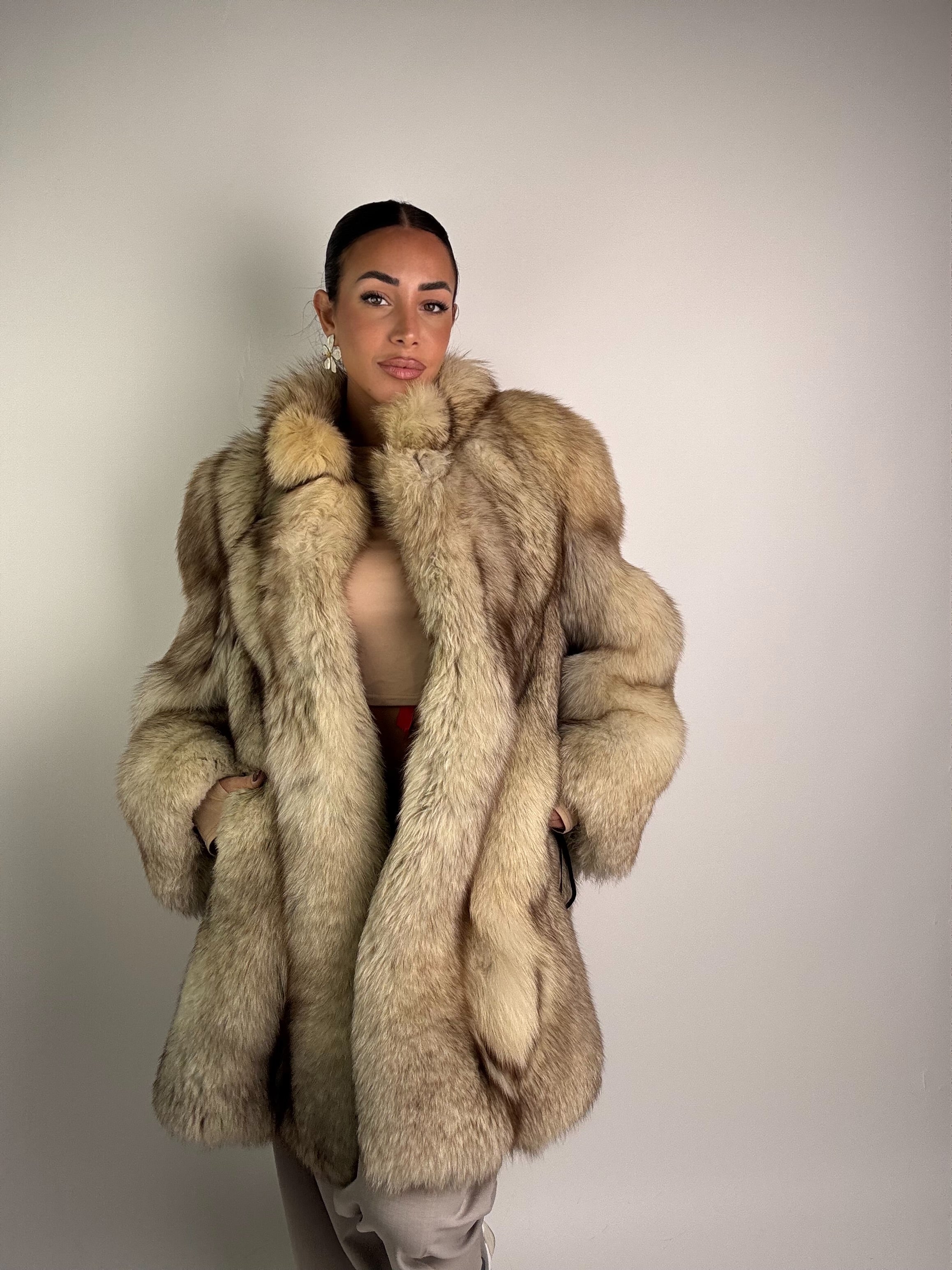 Giacca in volpe della groenlandia N968