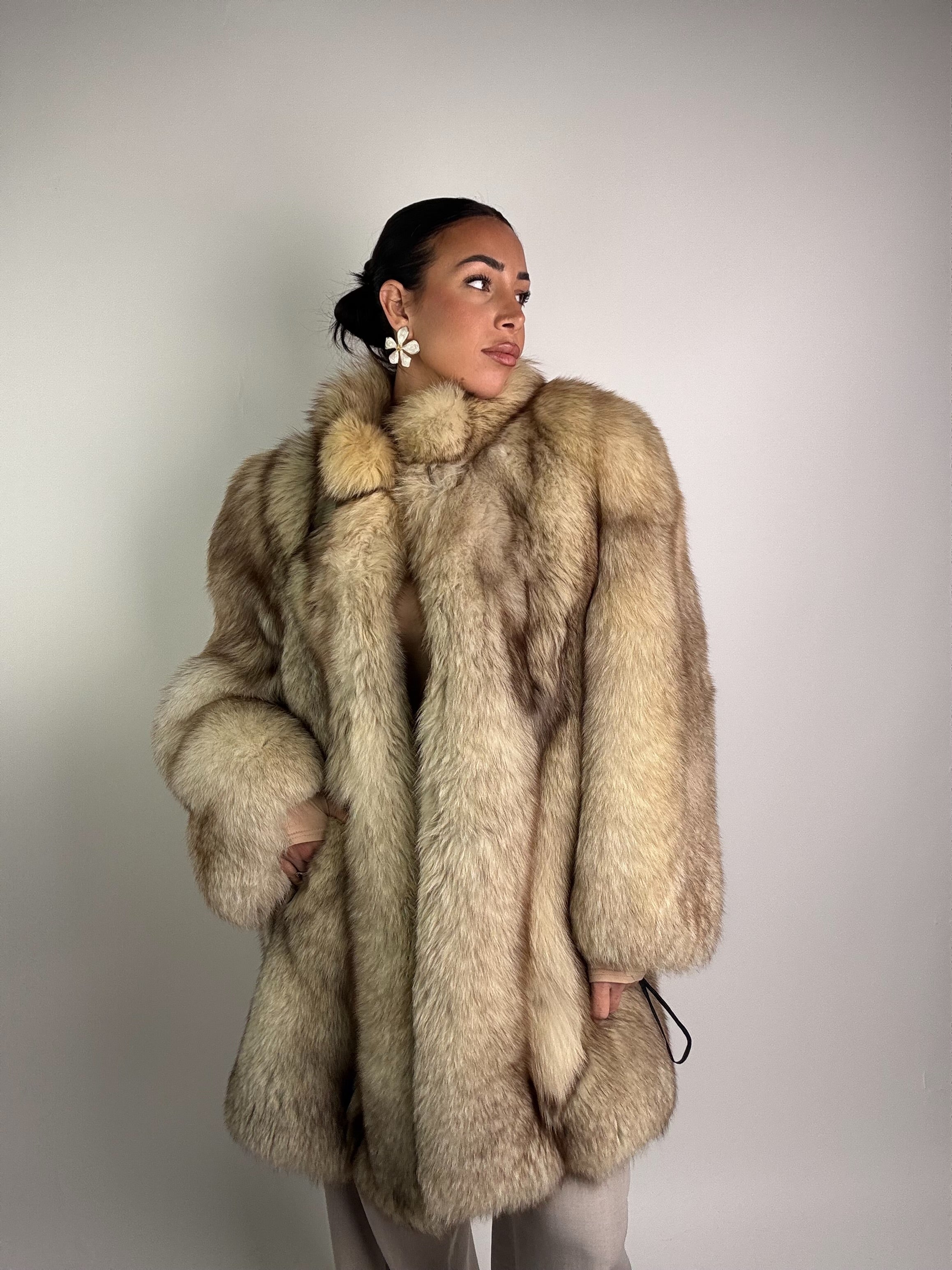 Giacca in volpe della groenlandia N968