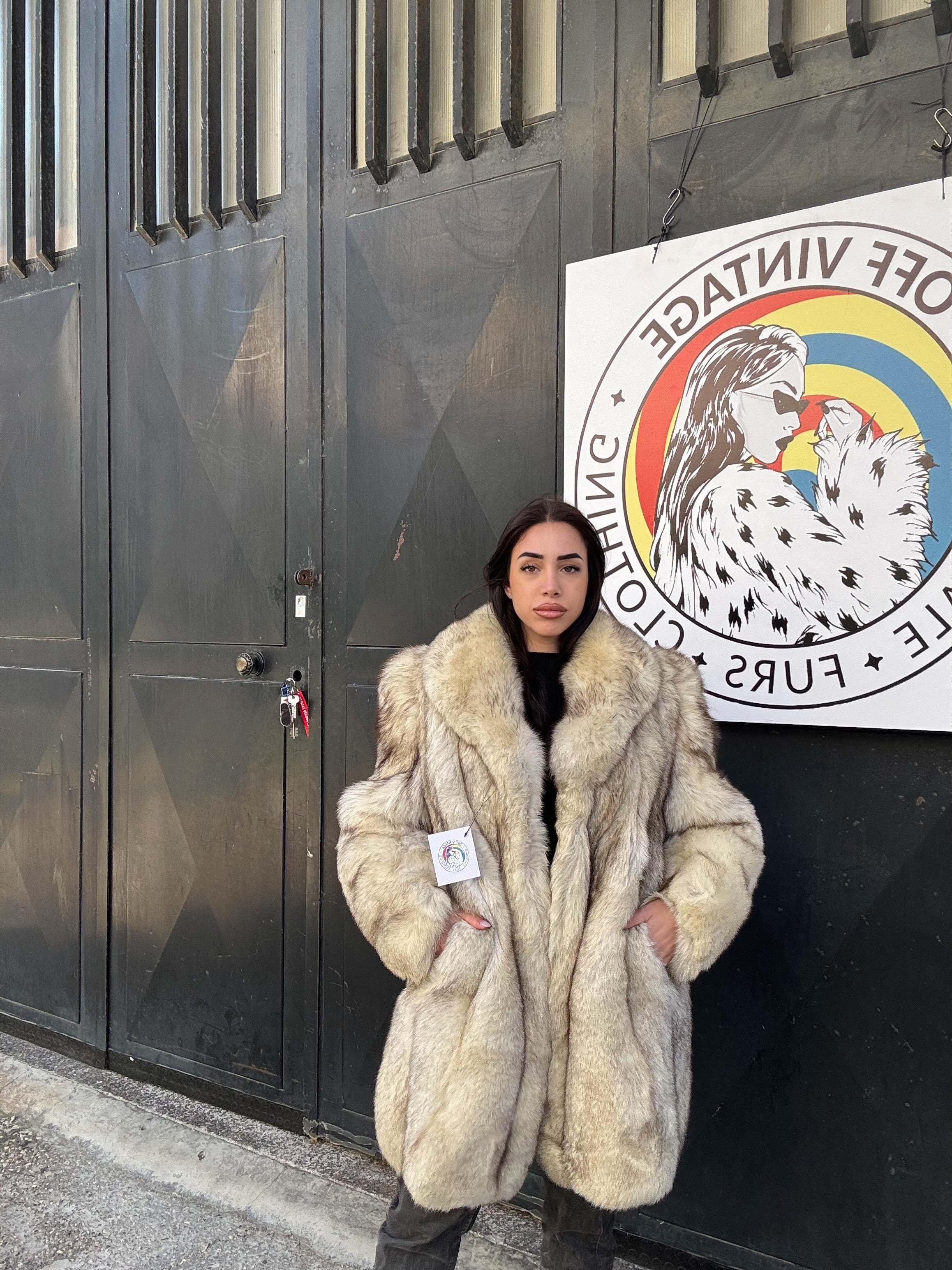 Giacca in volpe della groenlandia