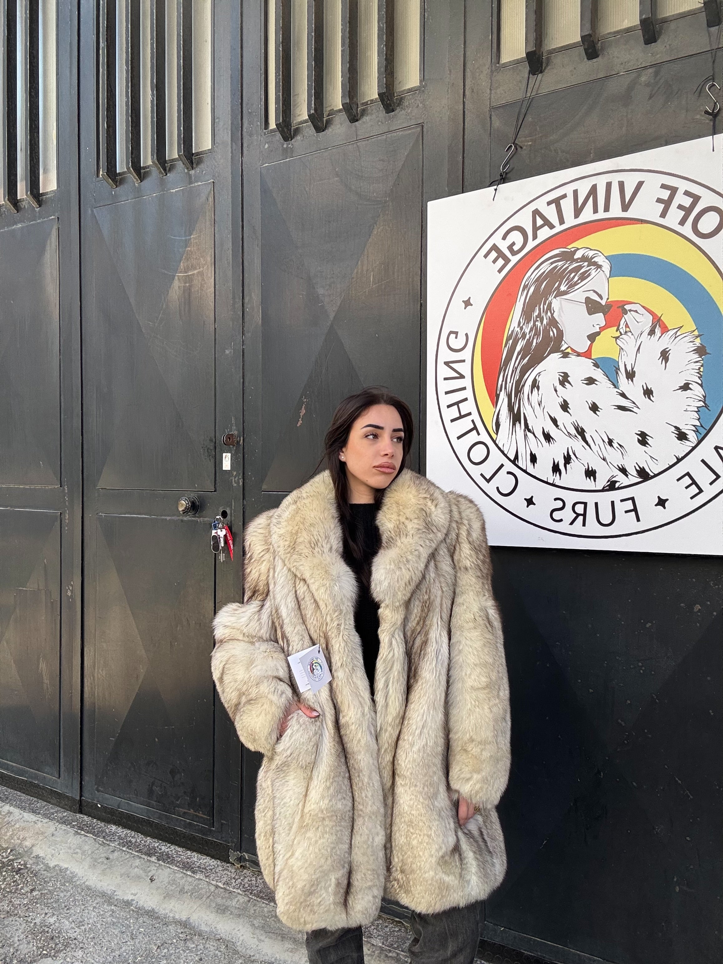 Giacca in volpe della groenlandia