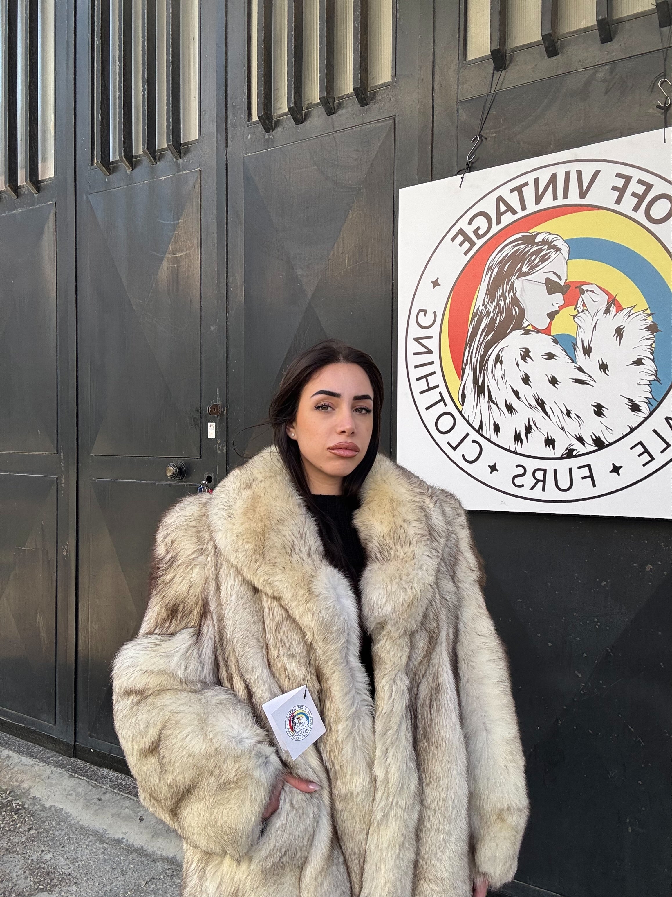 Giacca in volpe della groenlandia