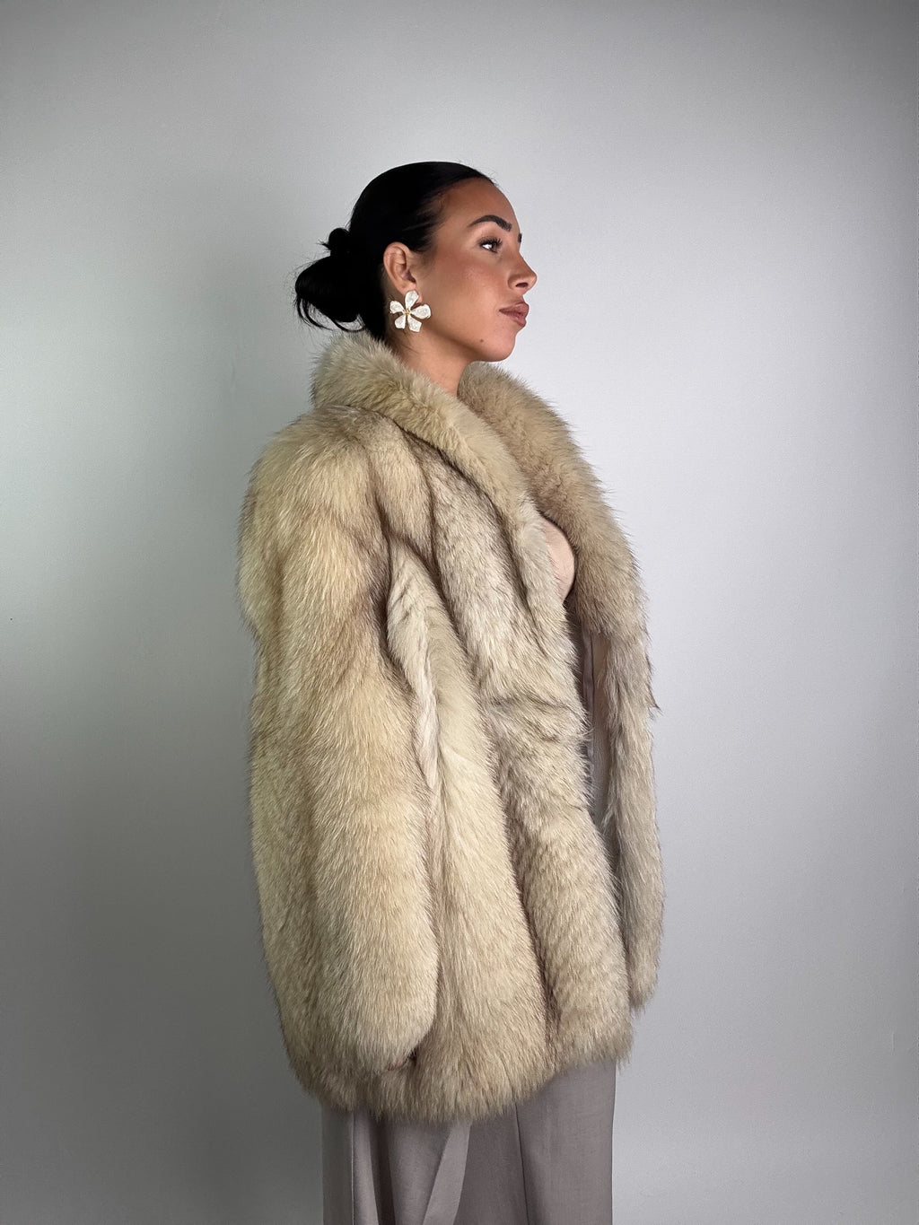 Giacca in volpe della groenlandia N969