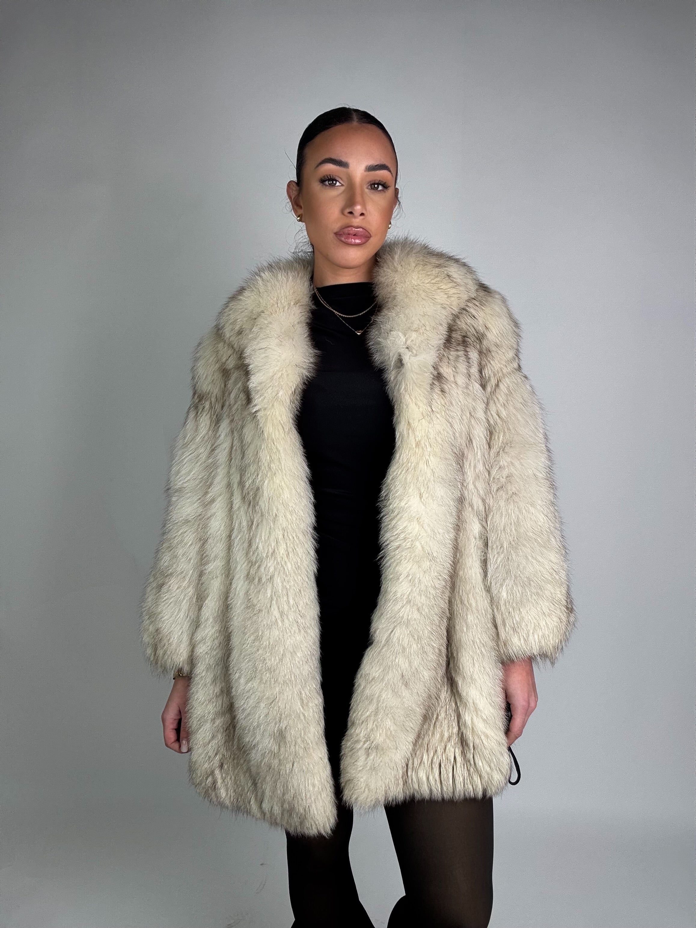 Giacca in volpe della groenlandia N156