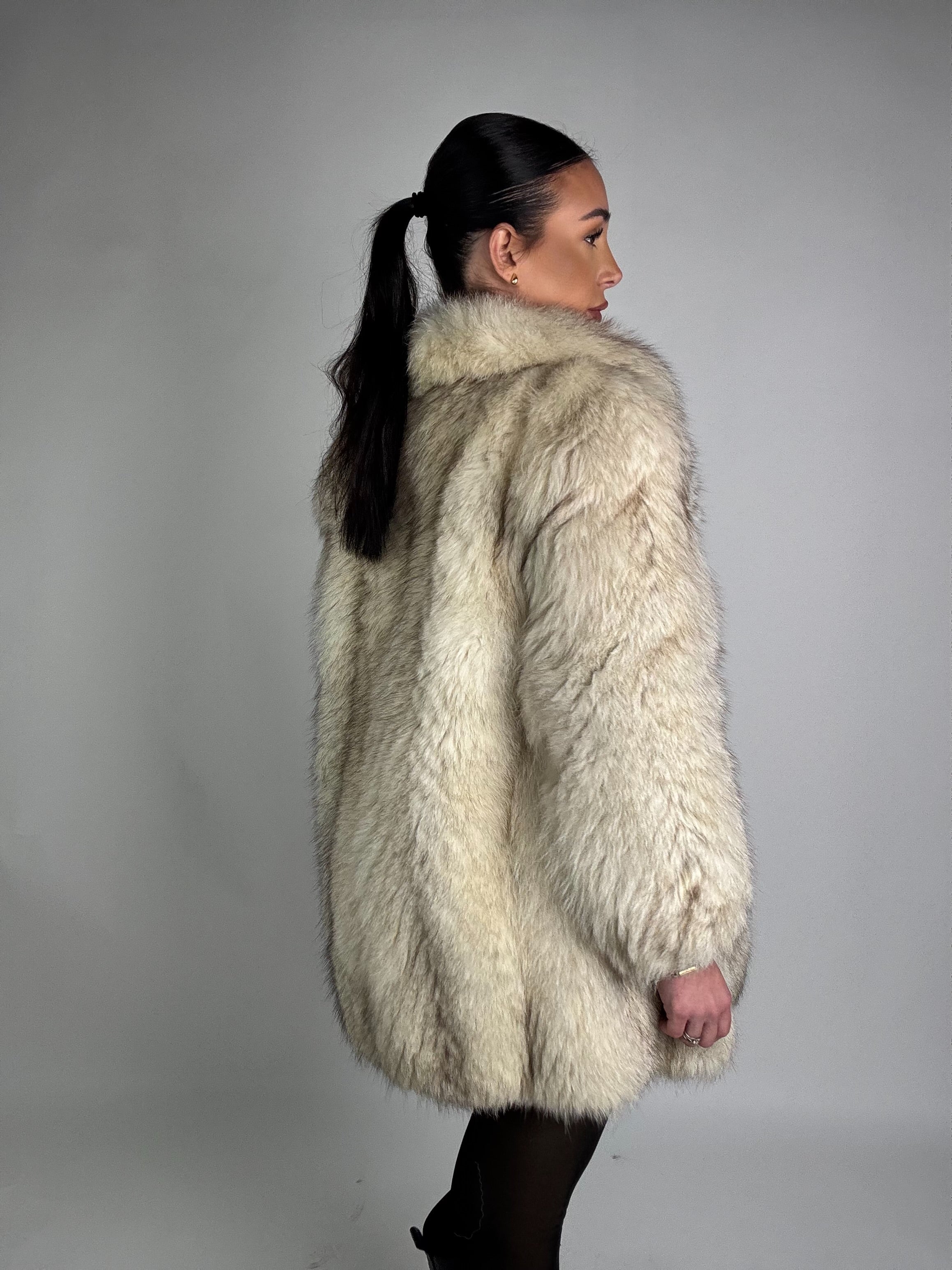 Giacca in volpe della groenlandia N156