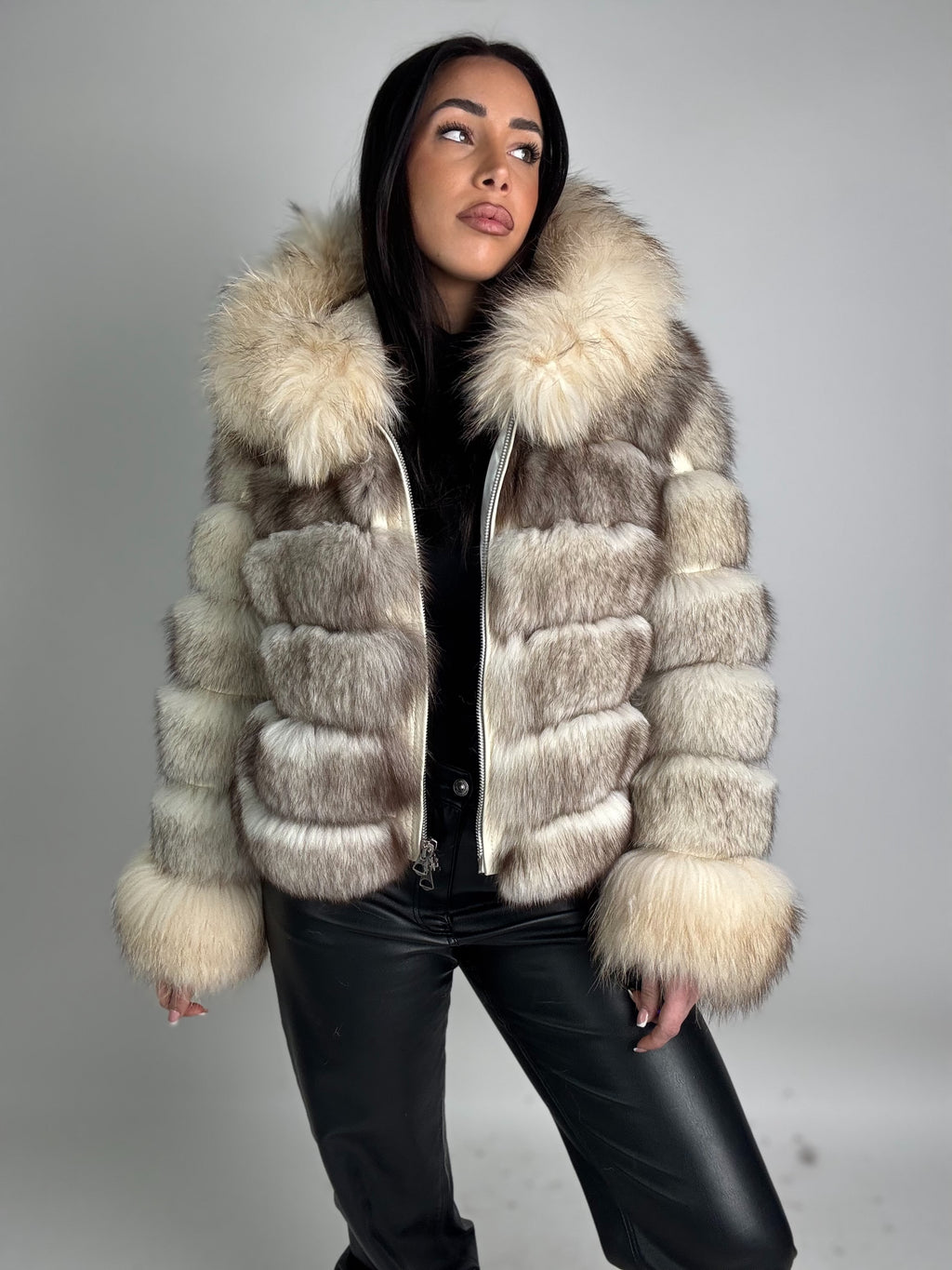 Mink Bomber Jacket