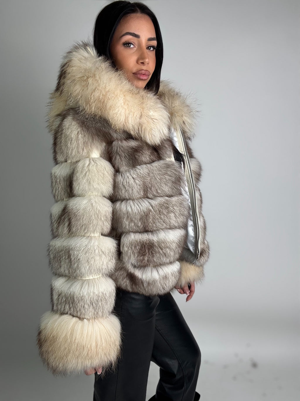 Mink Bomber Jacket