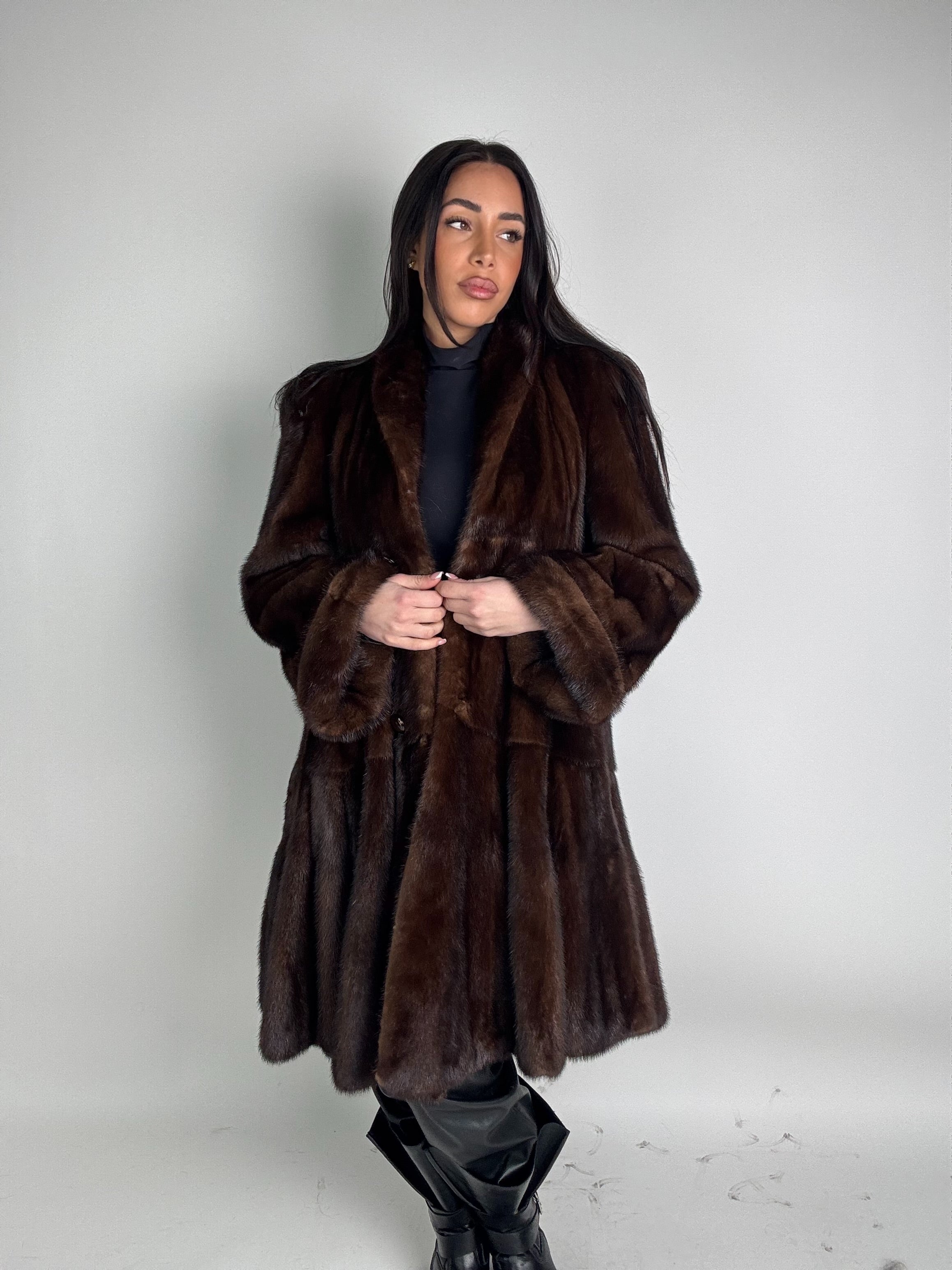 Cappotto in visone N500