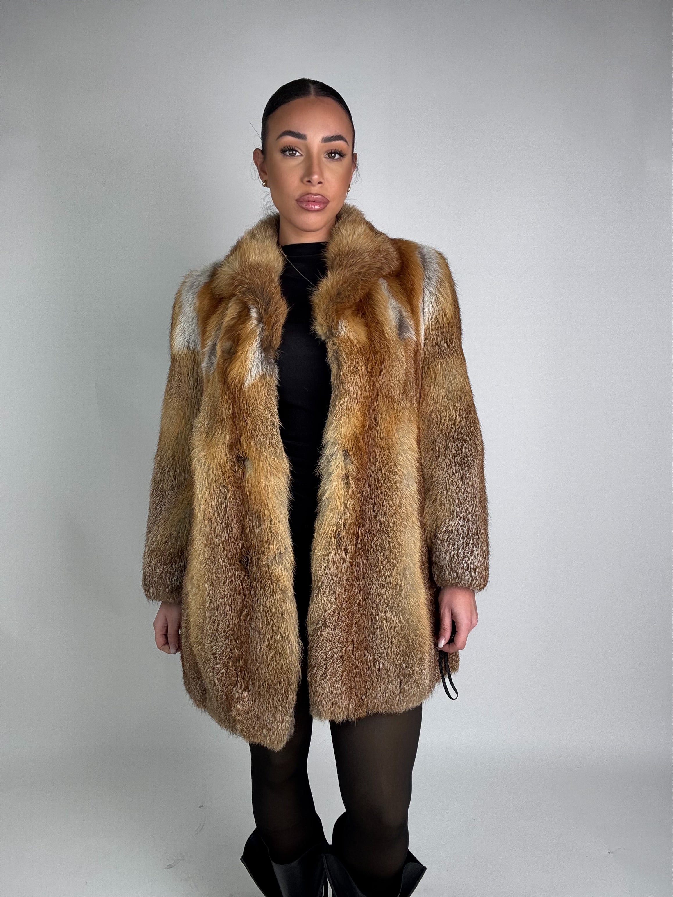 Giacca in volpe rossa N160