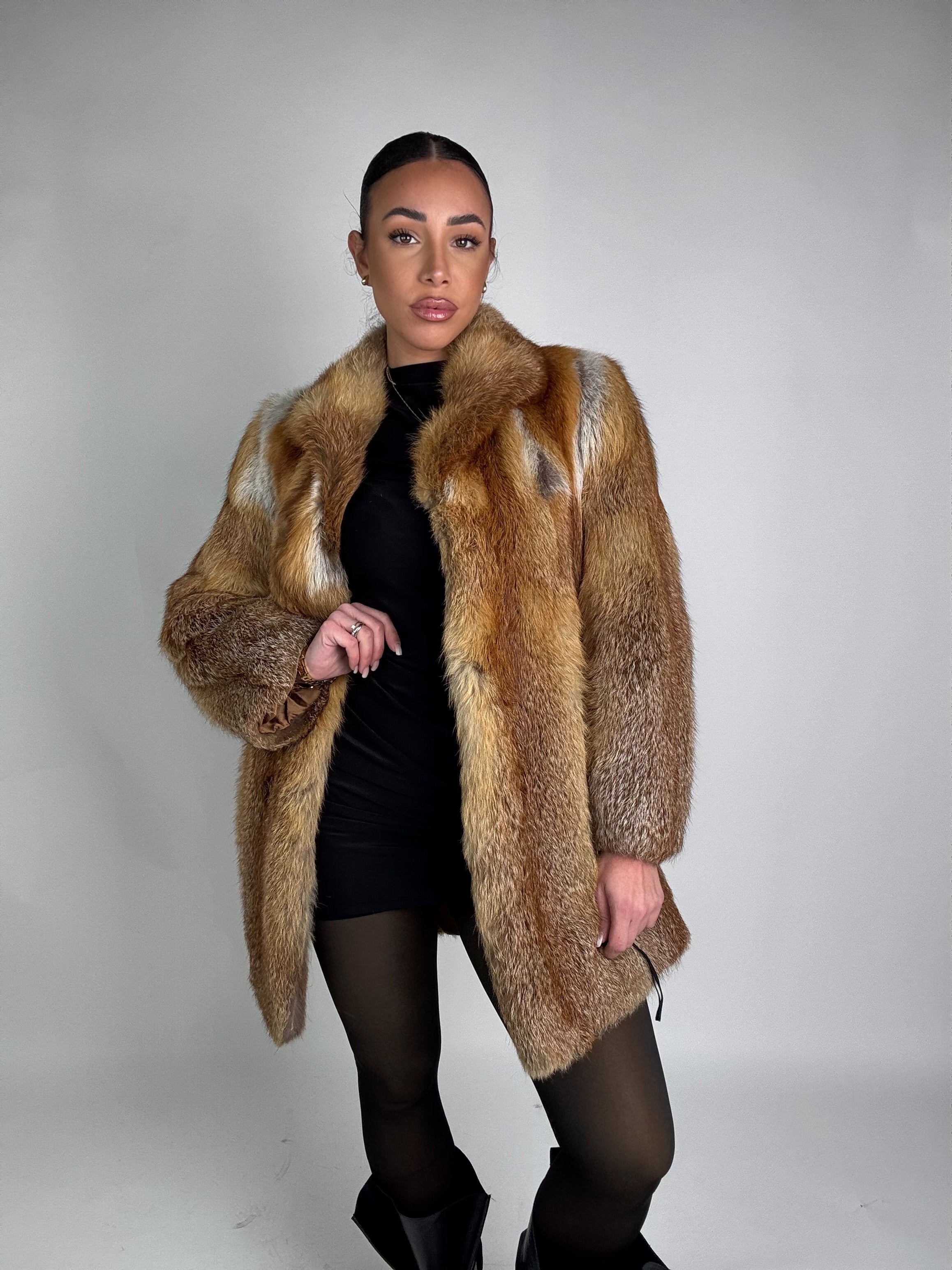 Giacca in volpe rossa N160