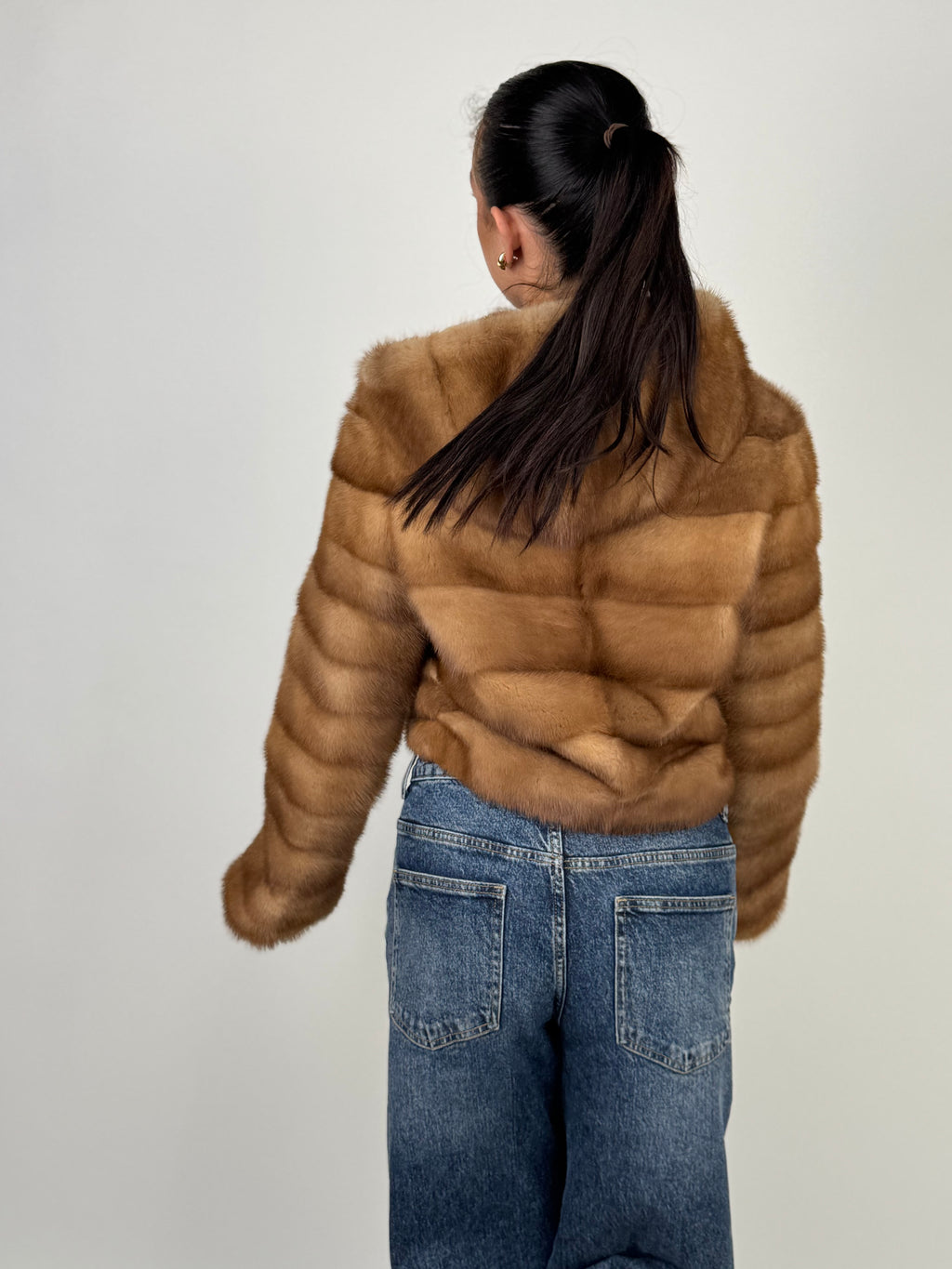 Mink Bomber Jacket