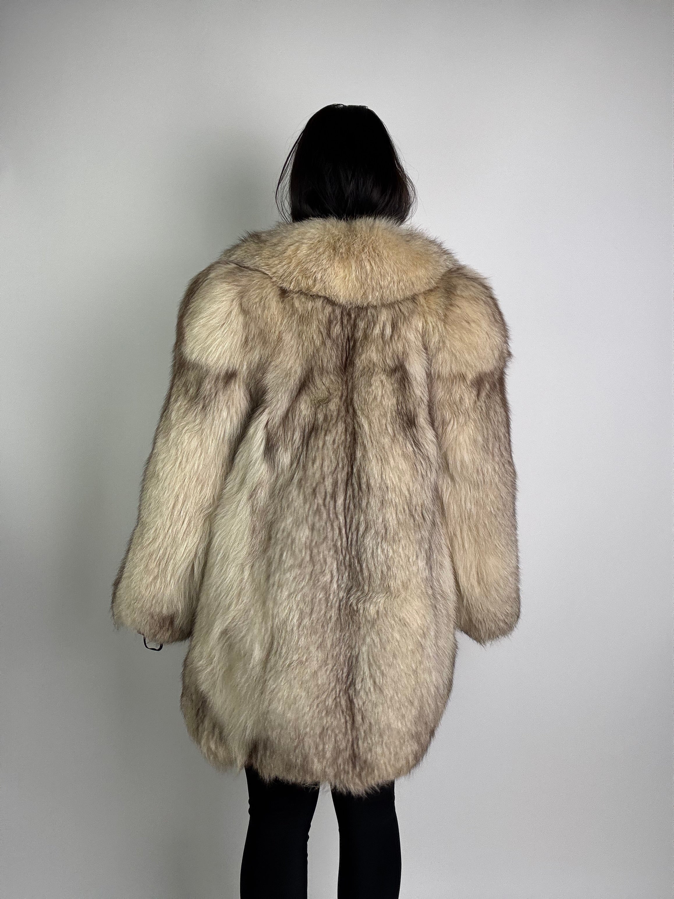 Giacca in volpe della groenlandia N974