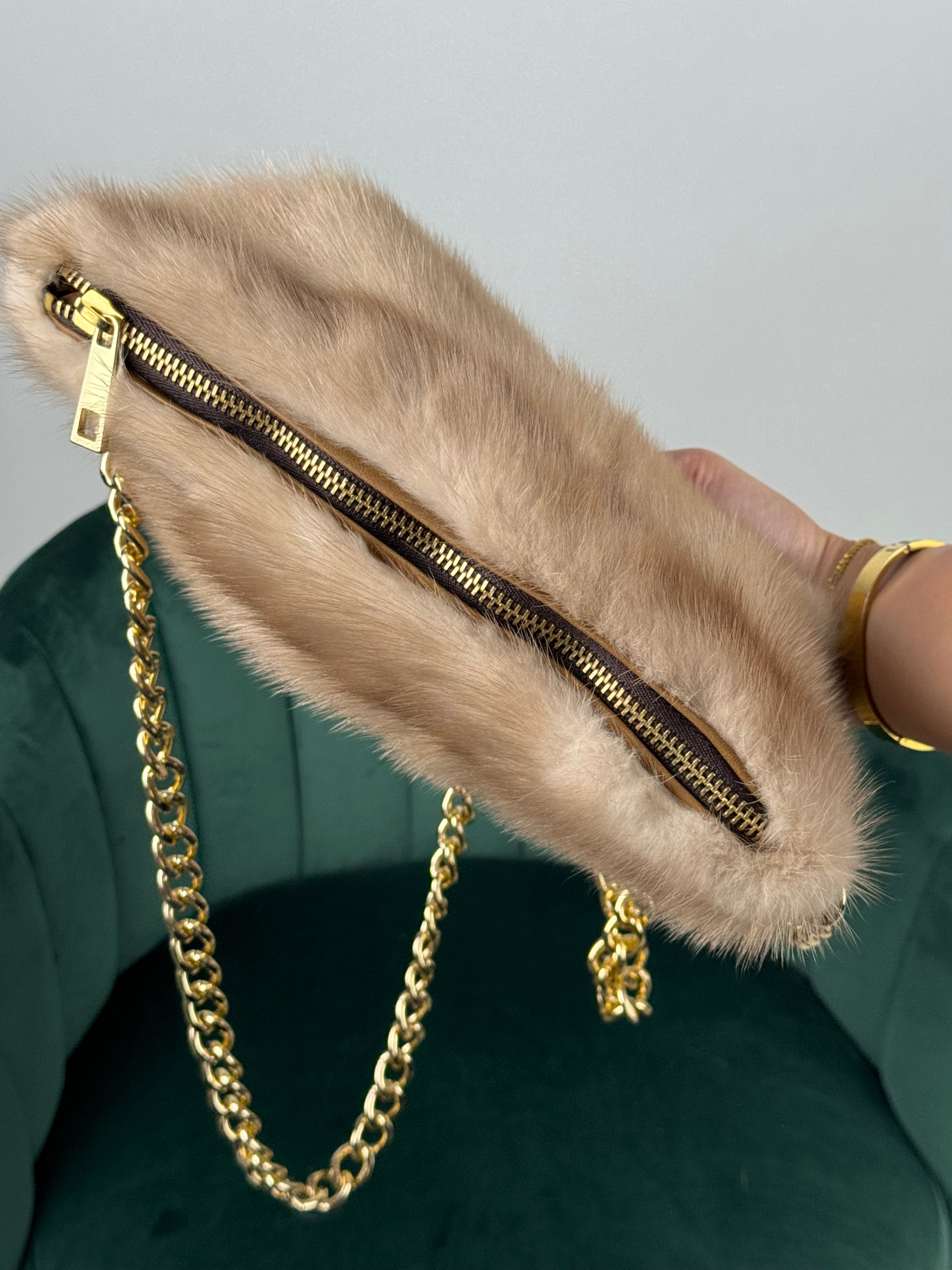 Mink Bomber Jacket