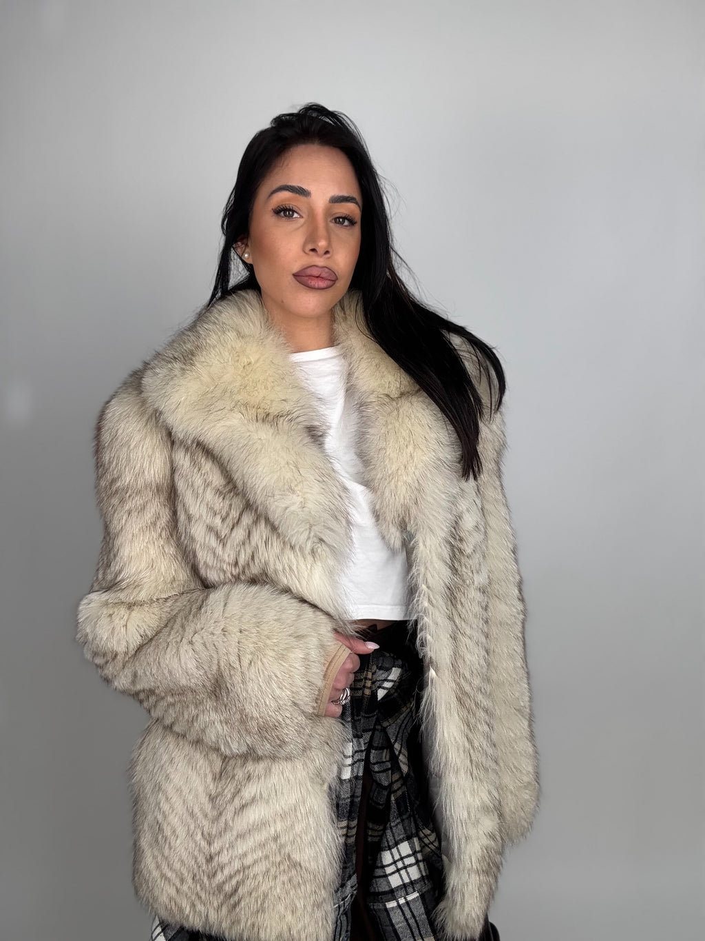 Mink Bomber Jacket