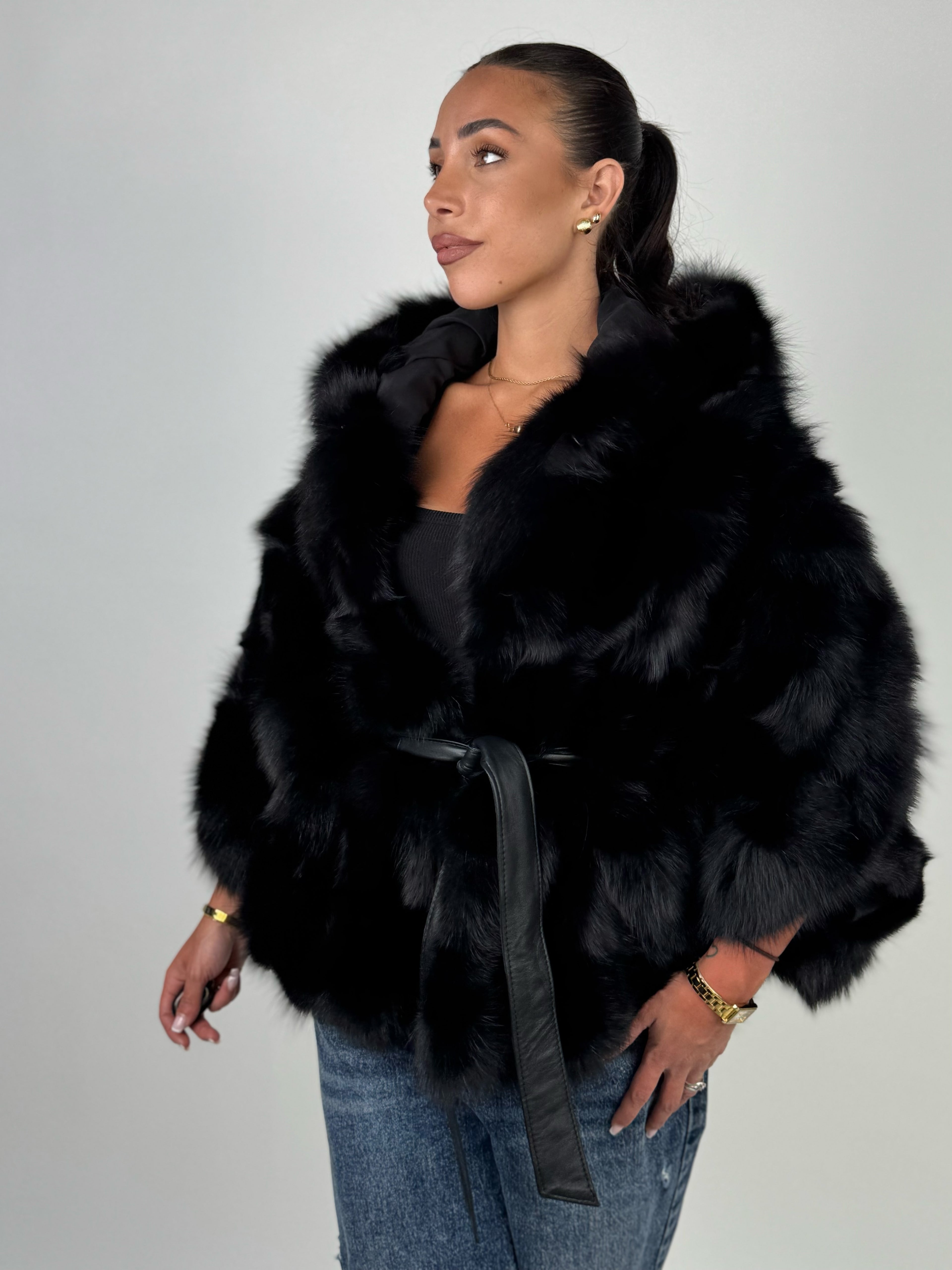 Mink Bomber Jacket