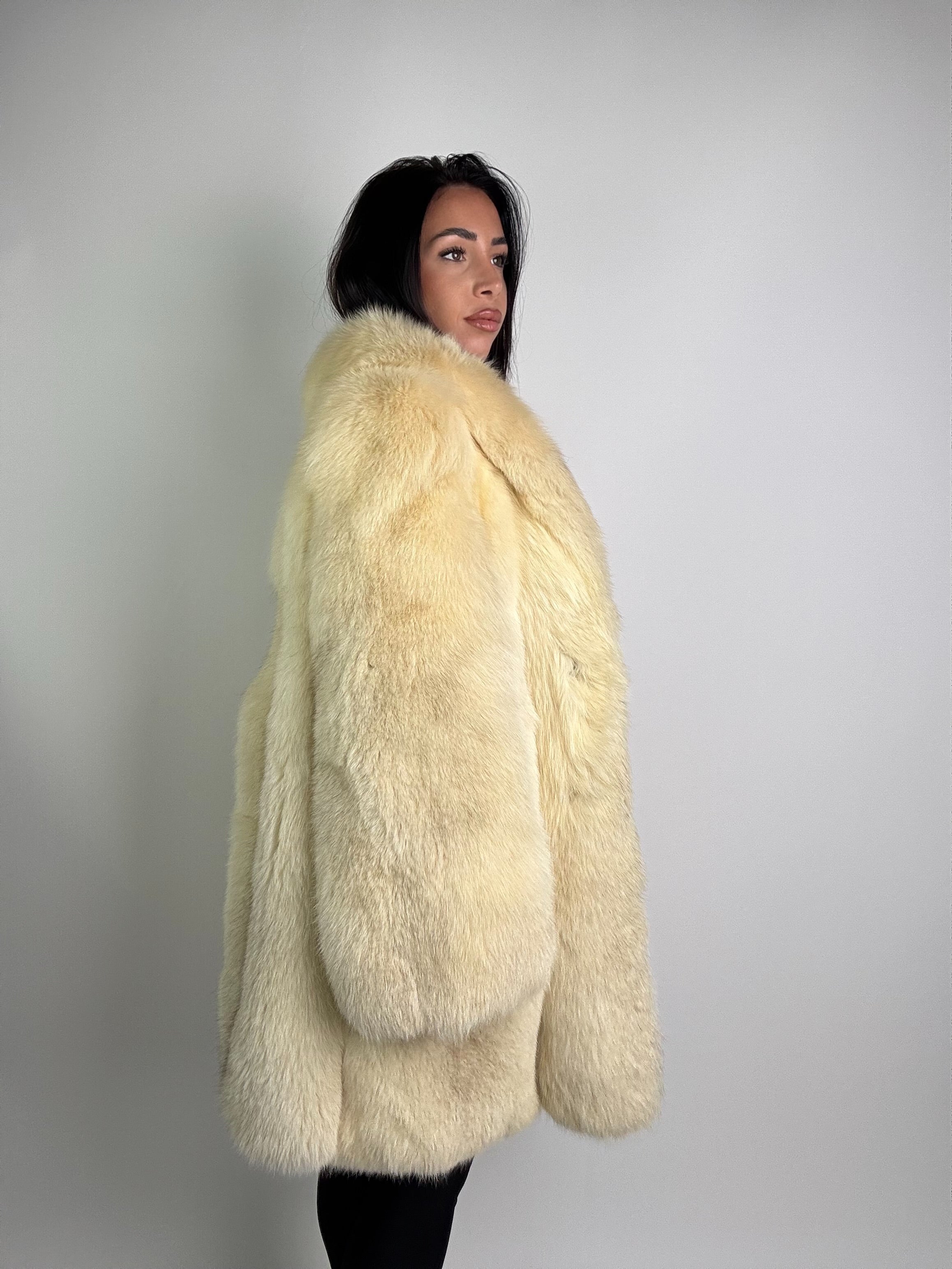 Giacca in volpe polare N973