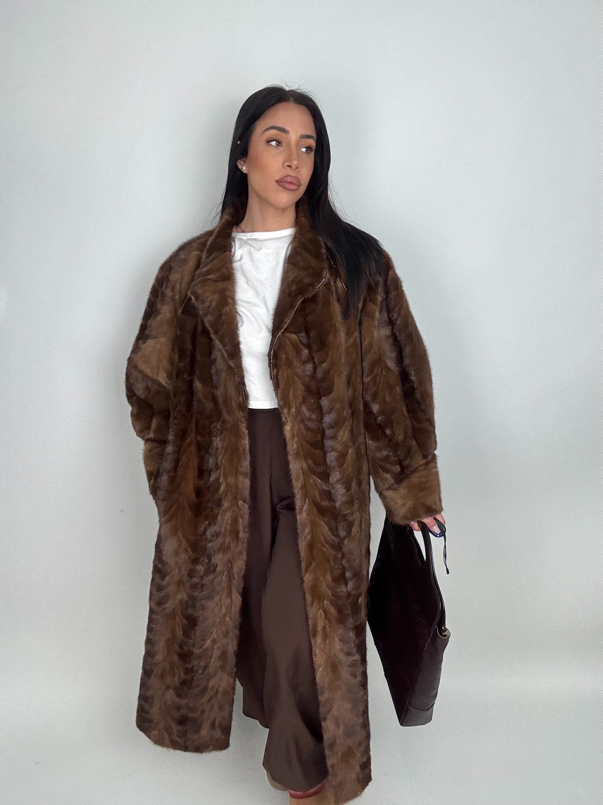 Cappotto in visone N608