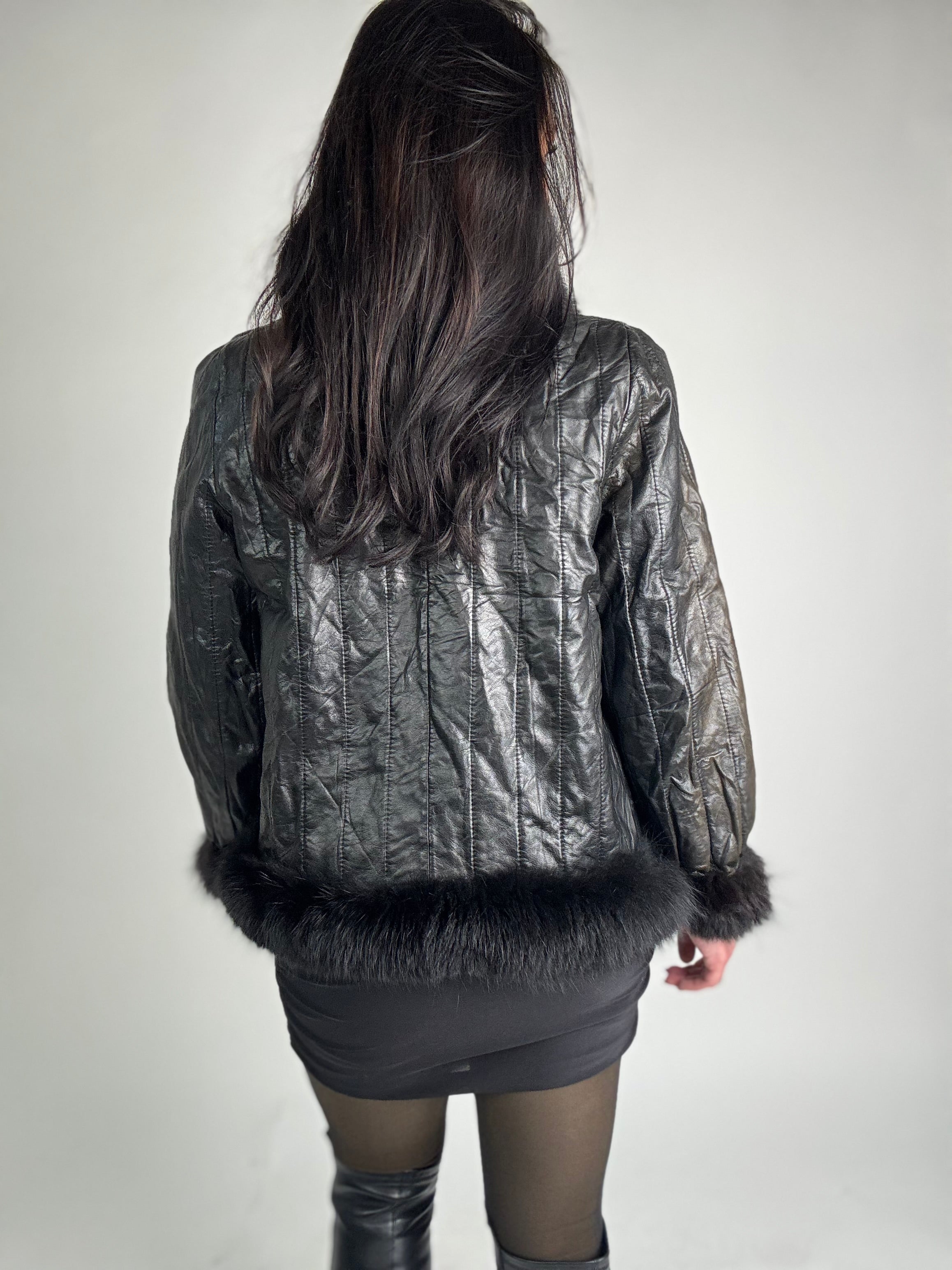 Mink Bomber Jacket