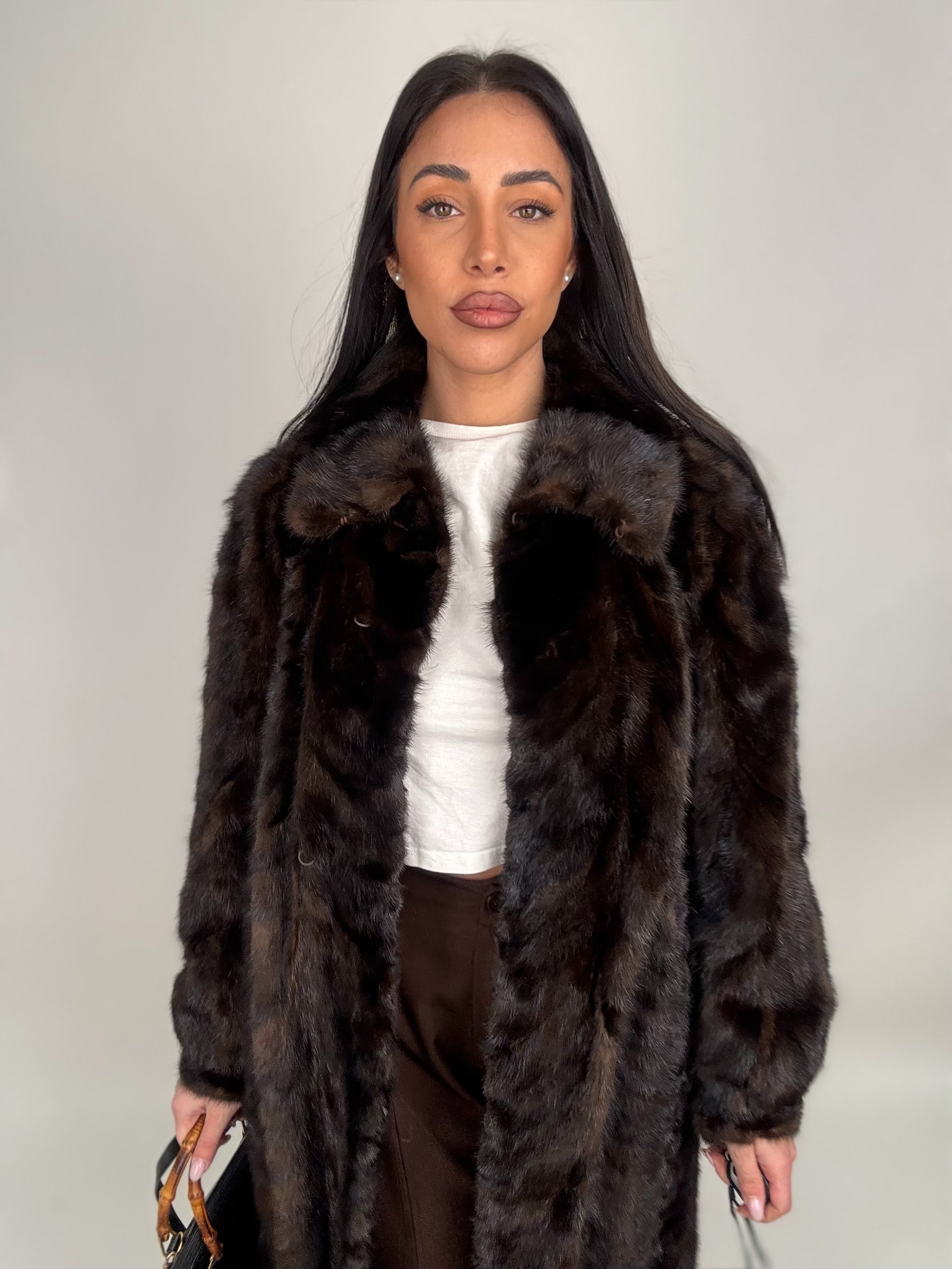 Cappotto in visone N609