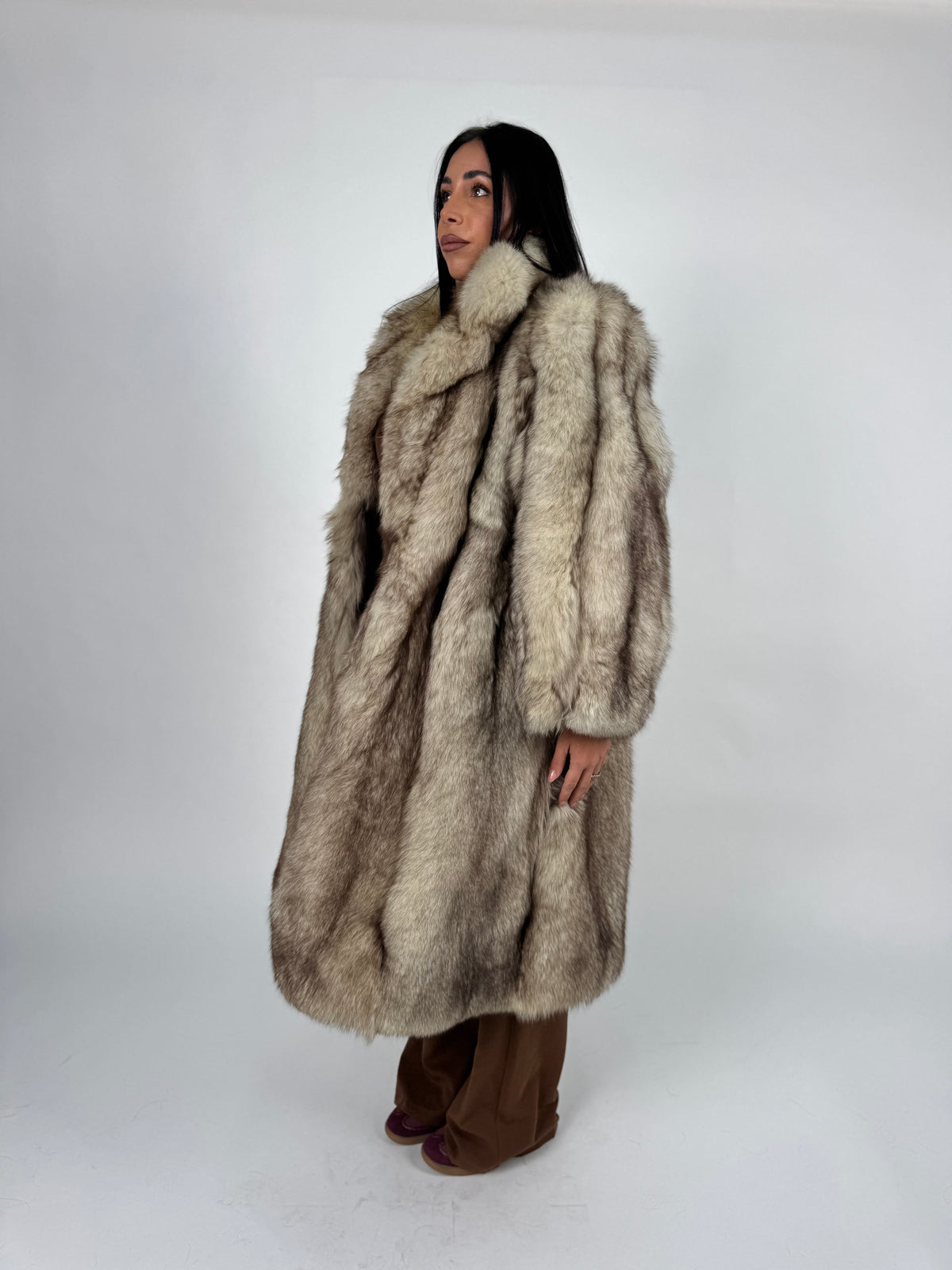 Cappotto in volpe della groenlandia N806