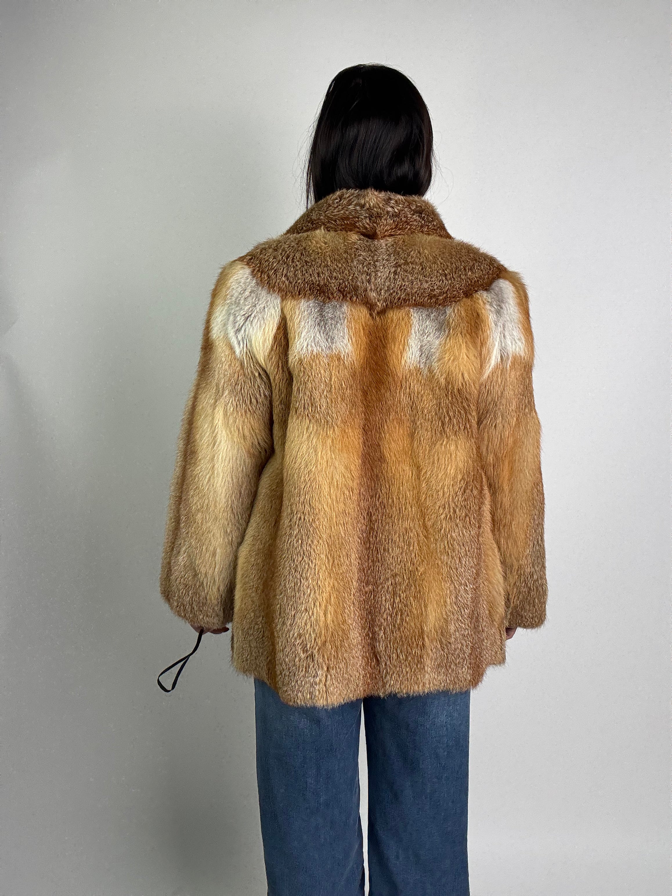 Giacca in volpe rossa N981