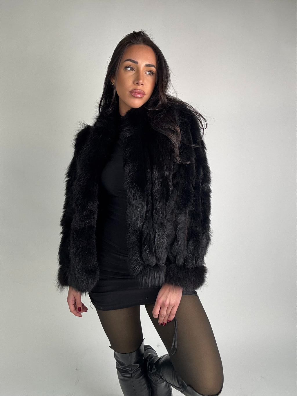 Mink Bomber Jacket