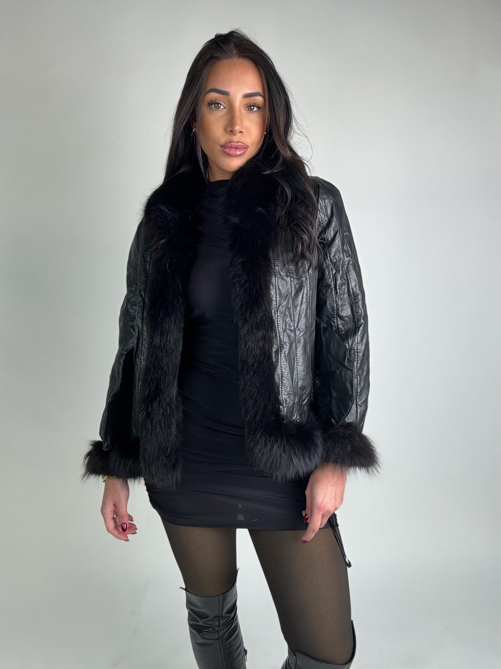 Mink Bomber Jacket