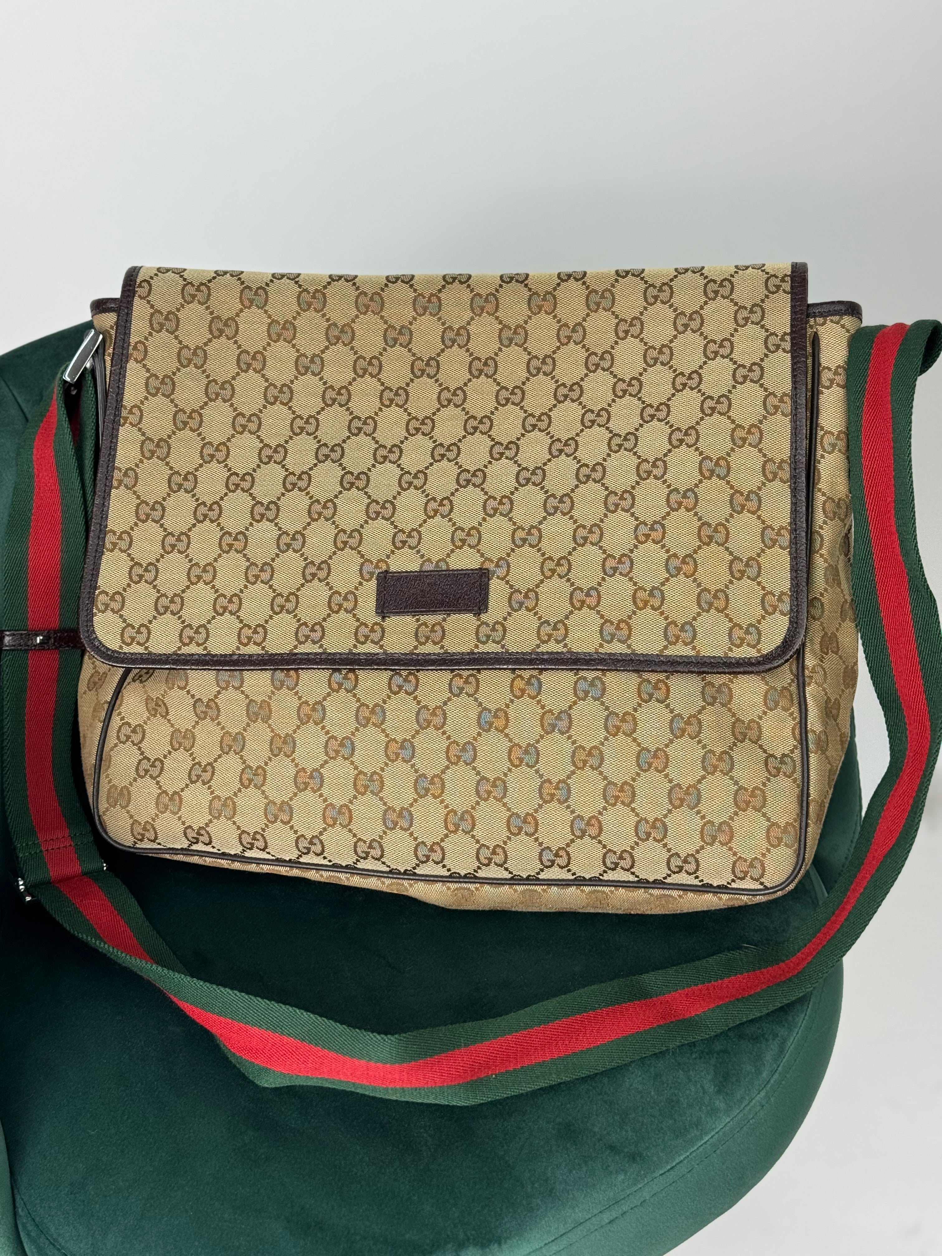 Borsa Gucci Messenger in tela GG Supreme
