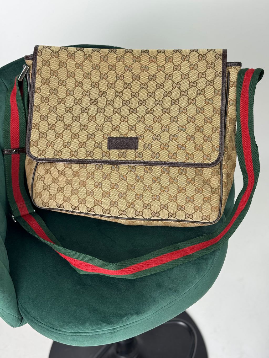 Borsa Gucci Messenger in tela GG Supreme