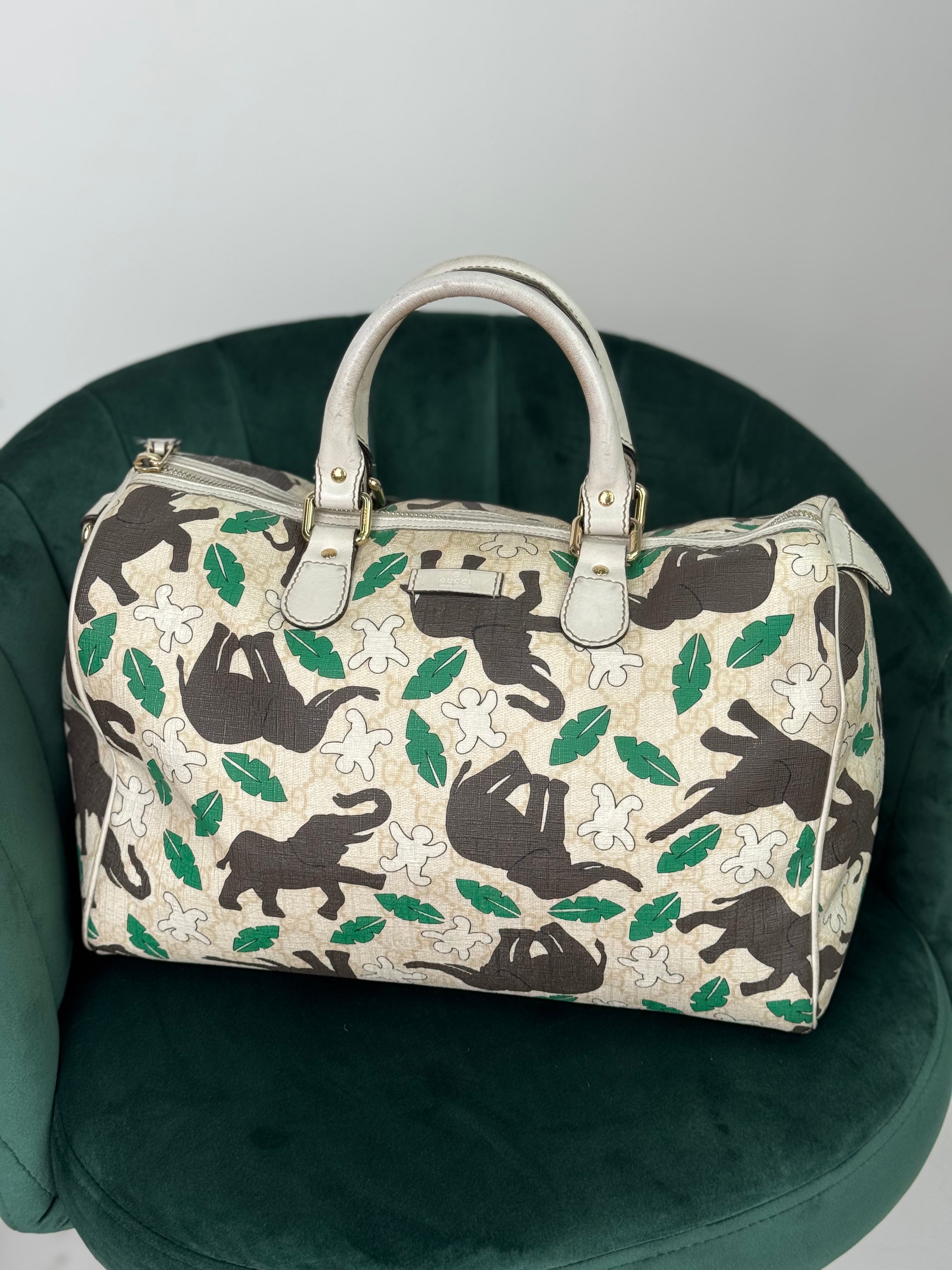 Bauletto Gucci modello Joy Boston, realizzato in collaborazione con UNICEF