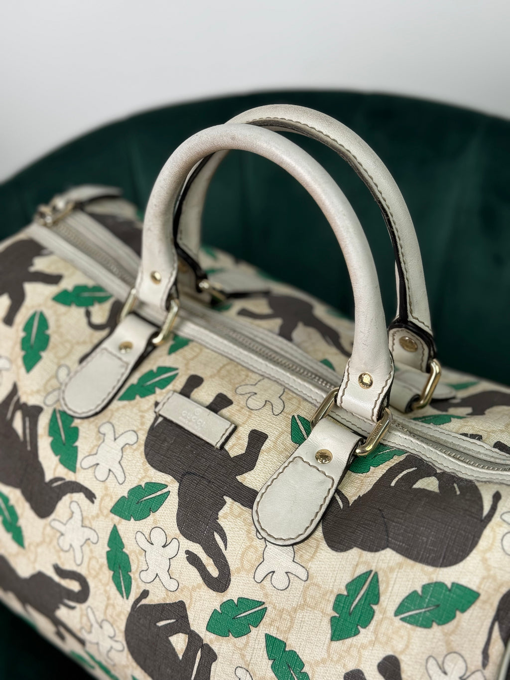 Bauletto Gucci modello Joy Boston, realizzato in collaborazione con UNICEF