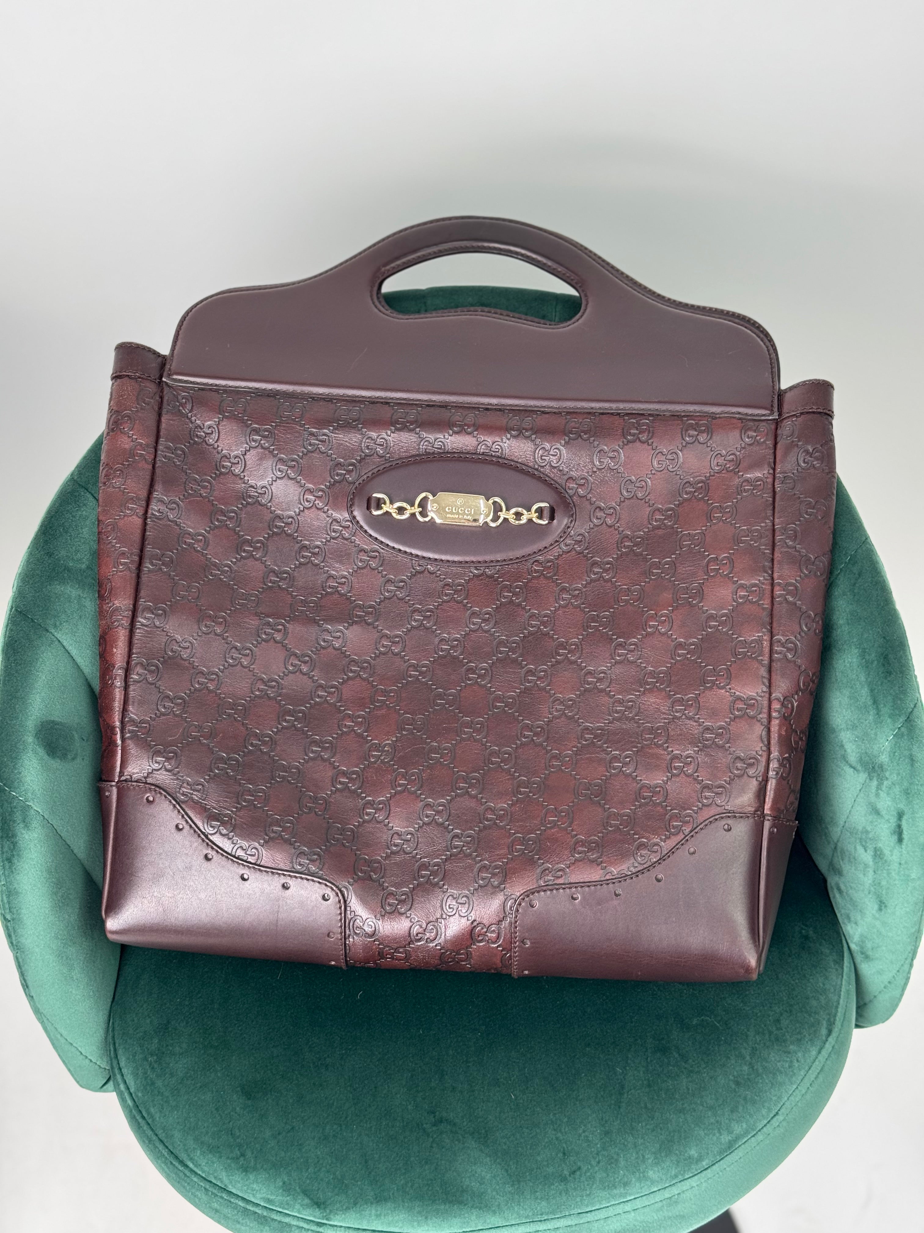 Borsa Gucci Guccissima Punch Top Handle Tote