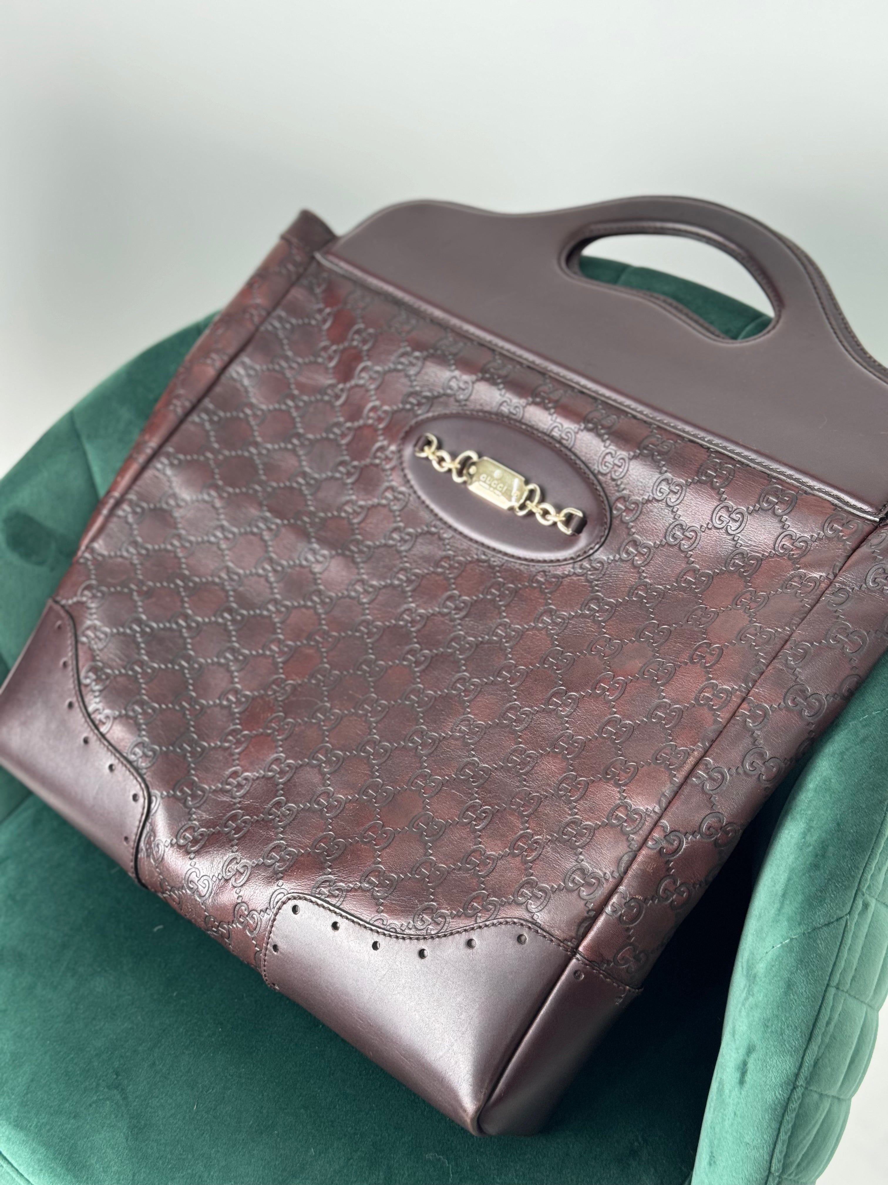 Borsa Gucci Guccissima Punch Top Handle Tote