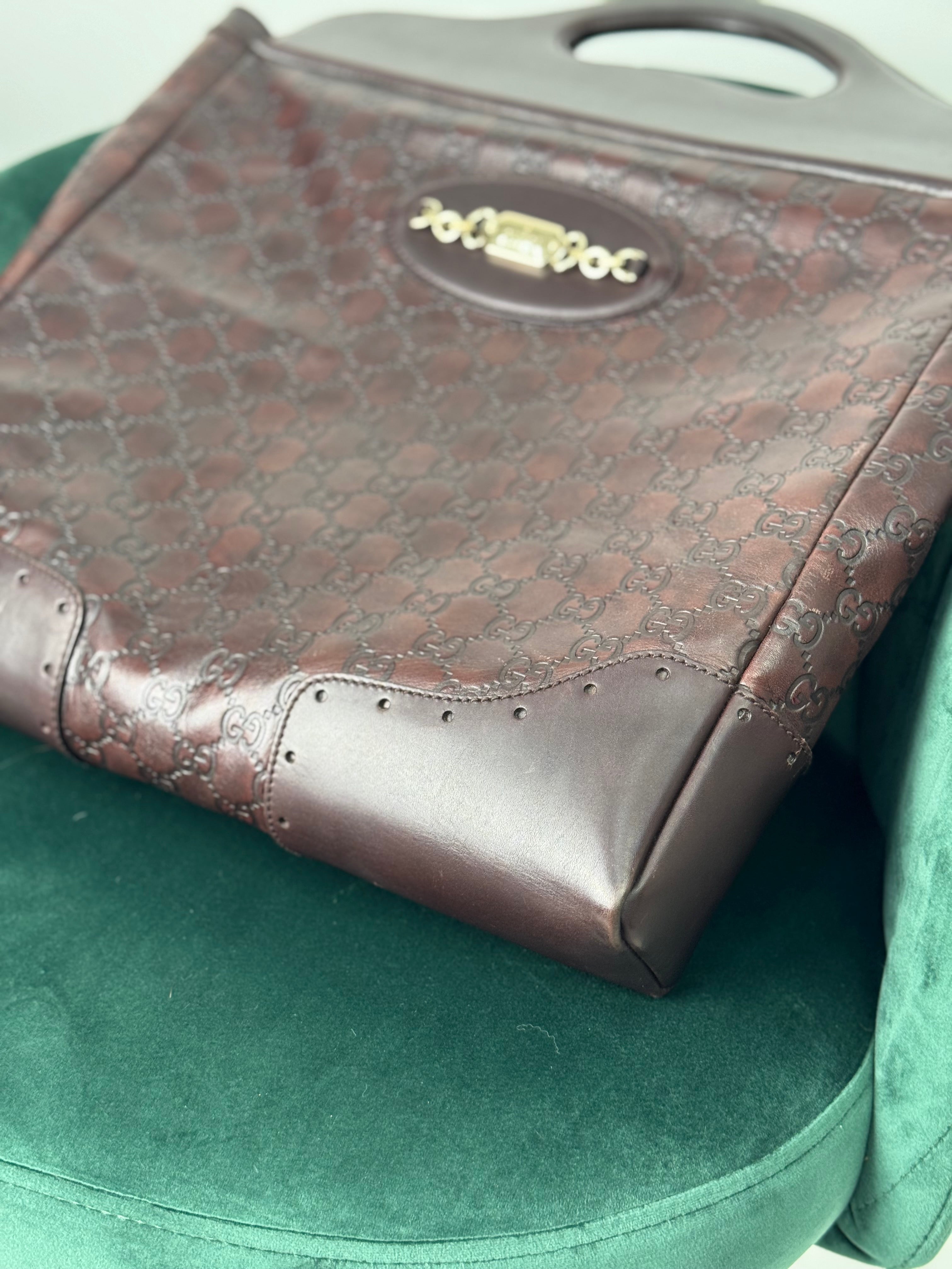 Borsa Gucci Guccissima Punch Top Handle Tote