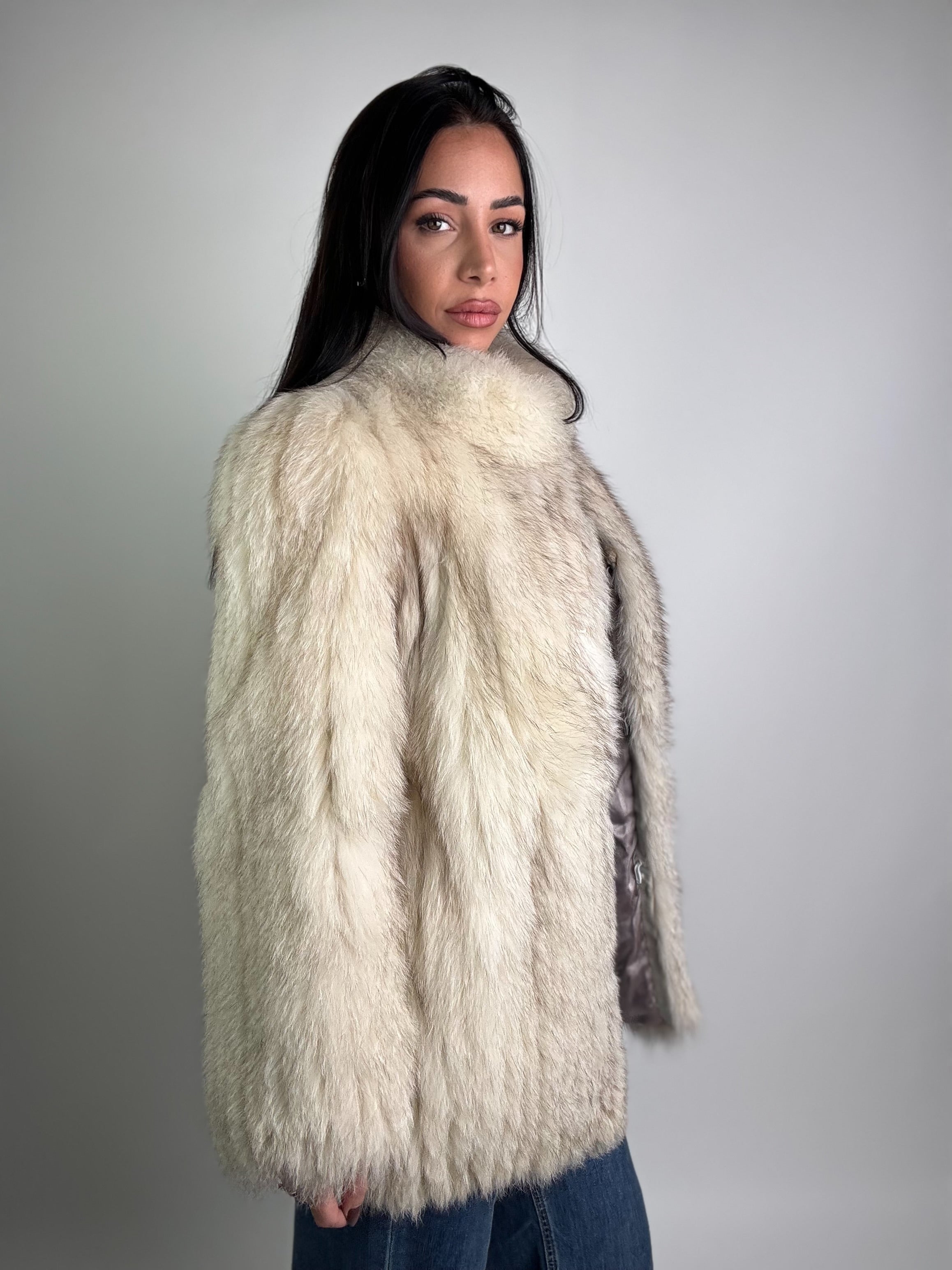 Giacca in volpe della groenlandia N978