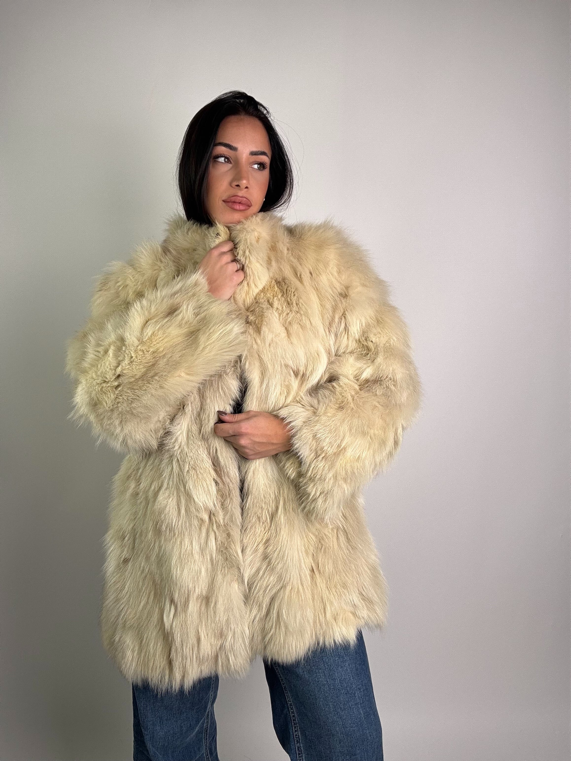 Giacca in volpe della groenlandia N979