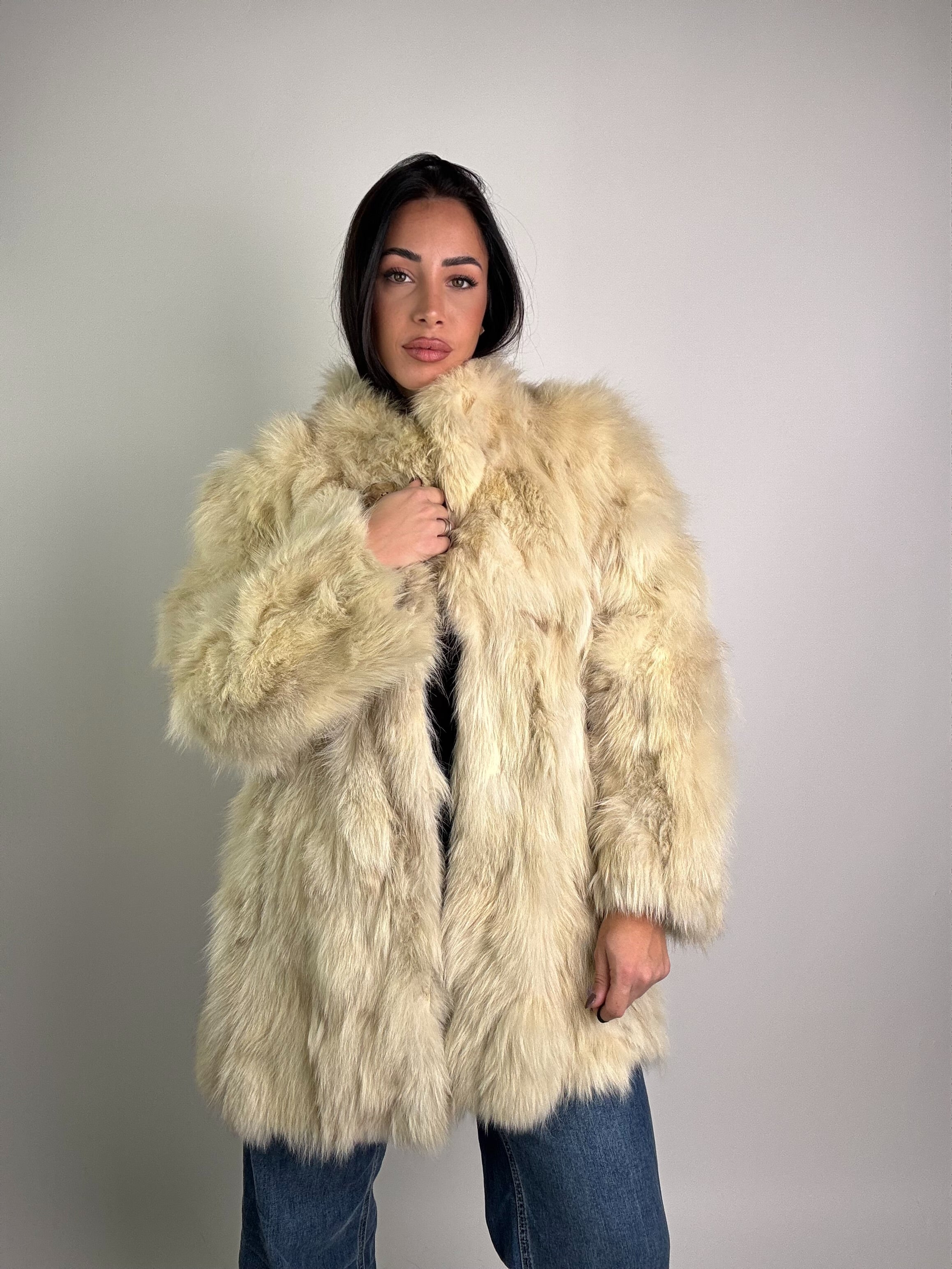 Giacca in volpe della groenlandia N979