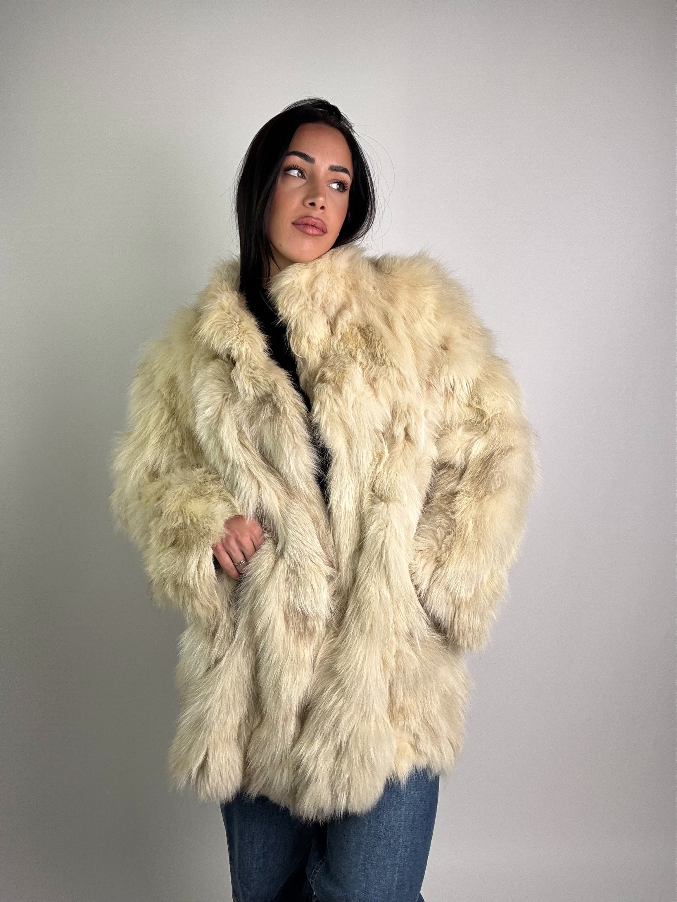 Giacca in volpe della groenlandia N979