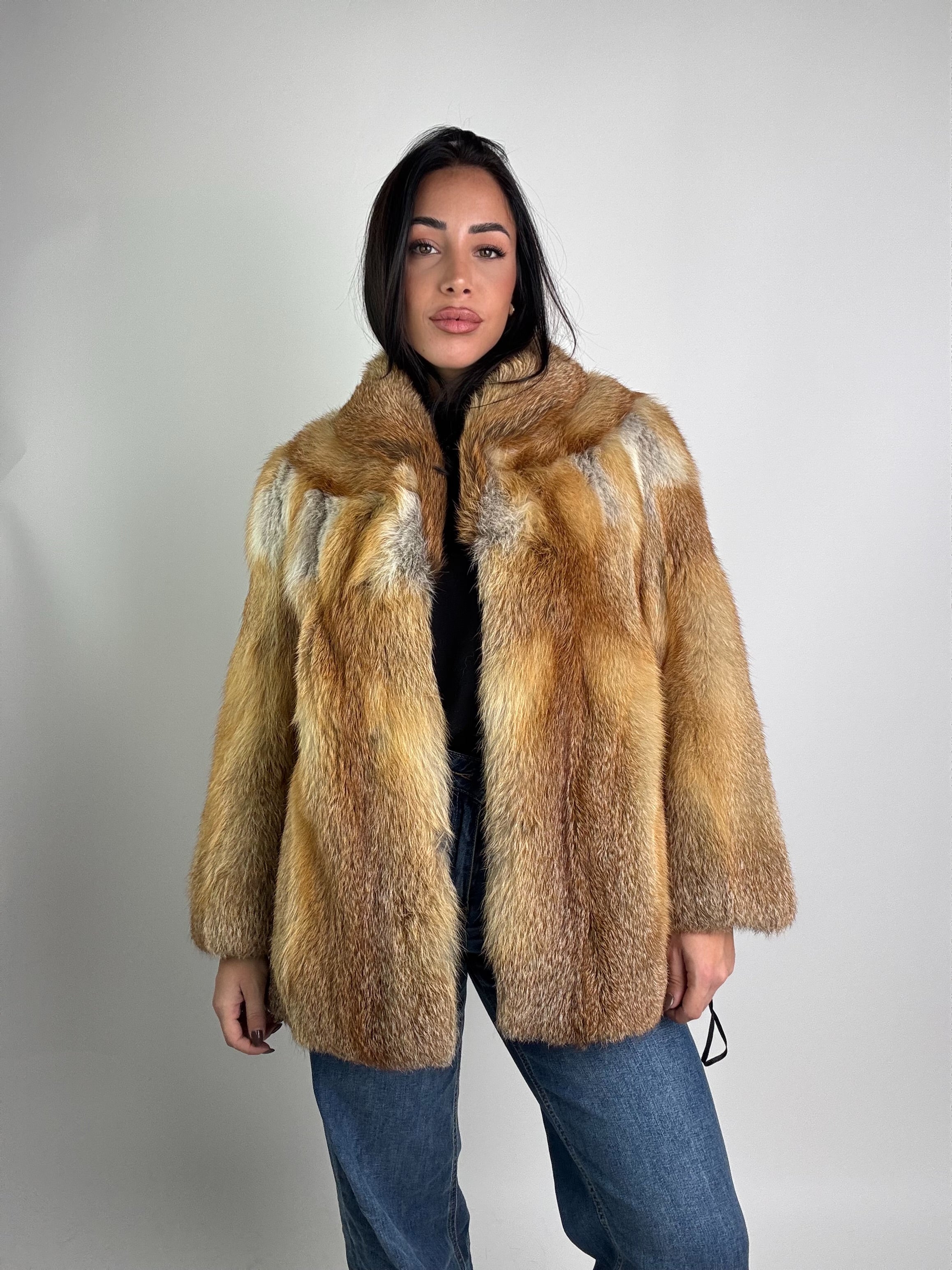 Giacca in volpe rossa N981