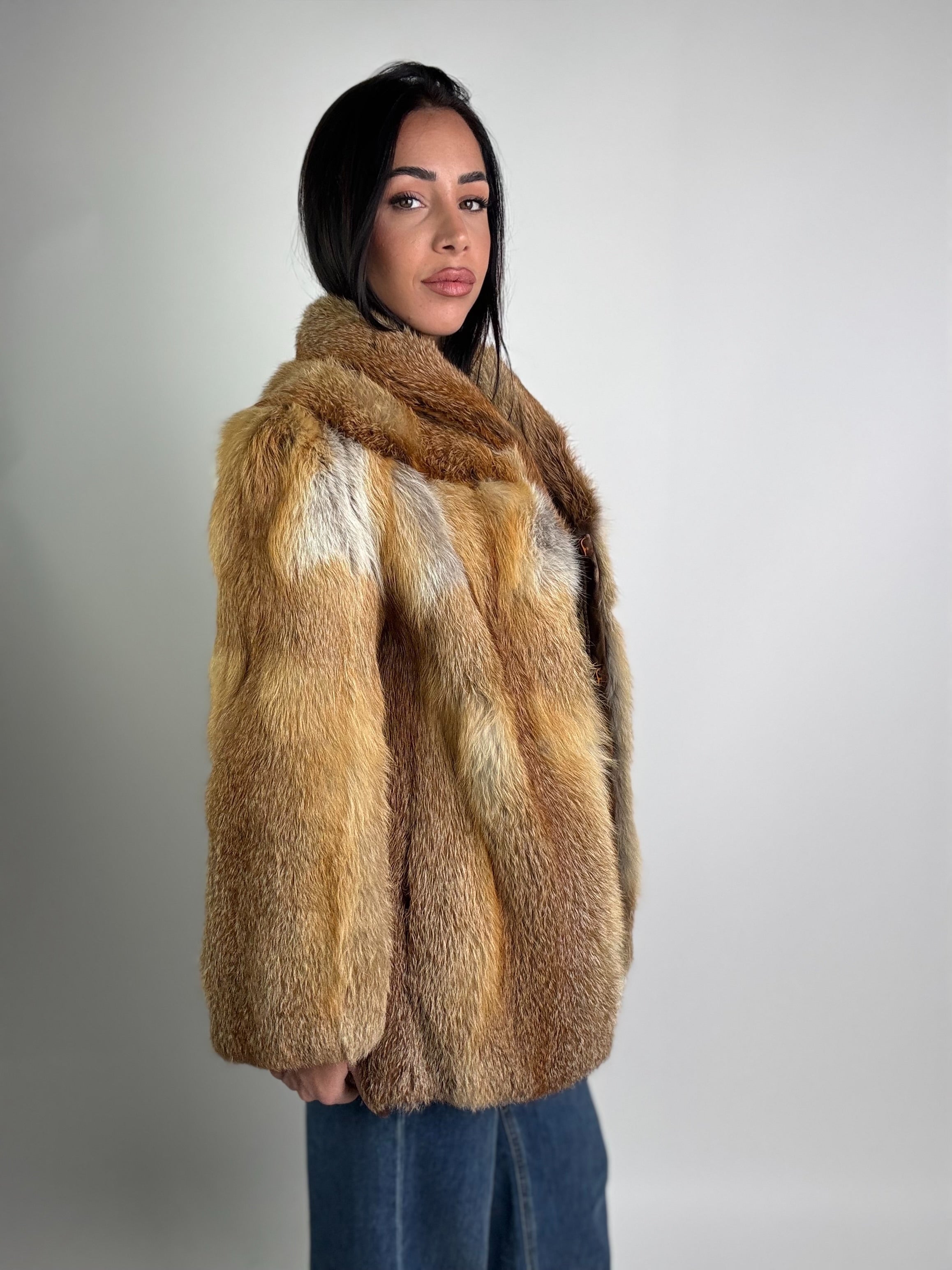 Giacca in volpe rossa N981