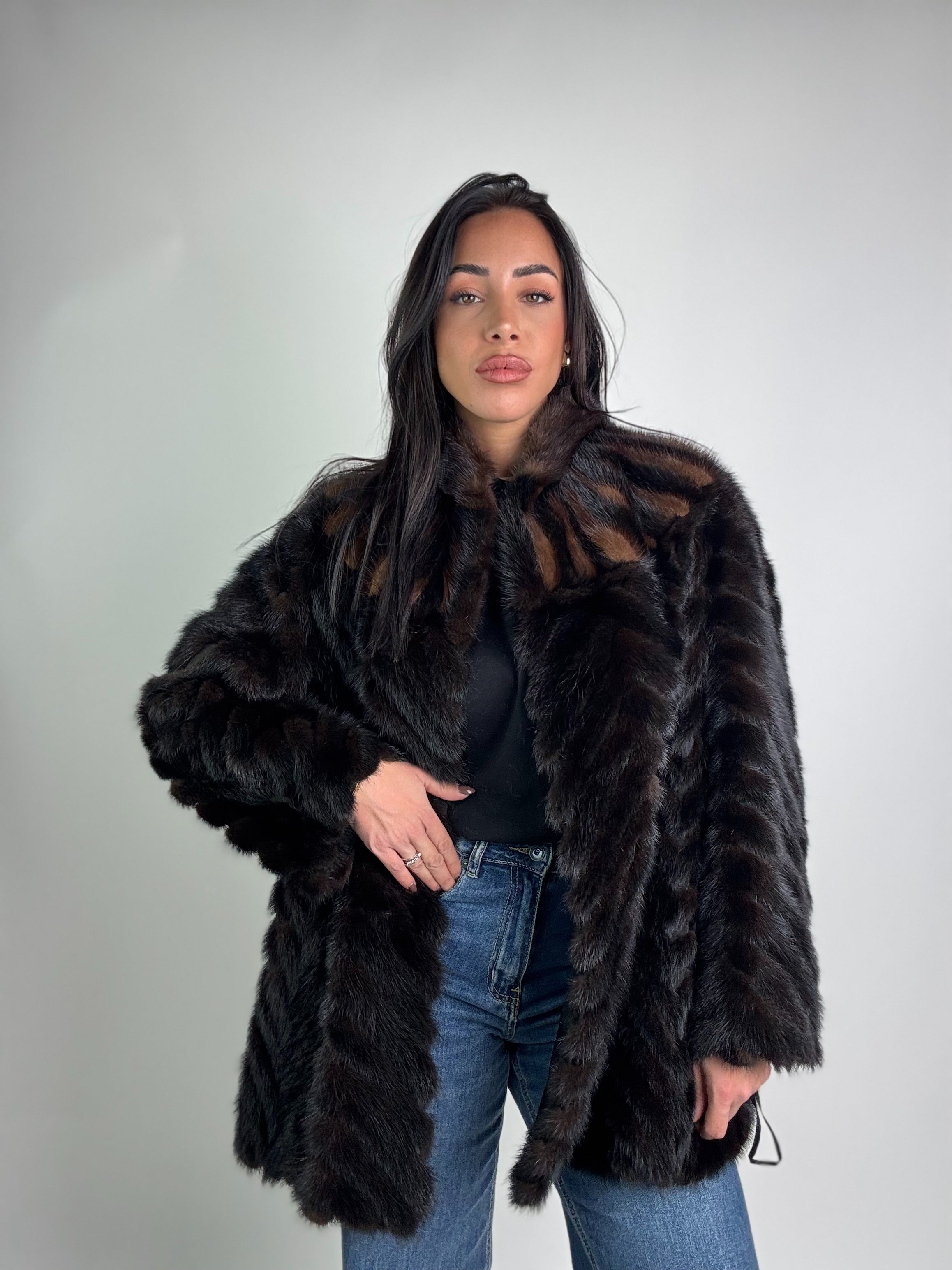 Giacca in visone N231