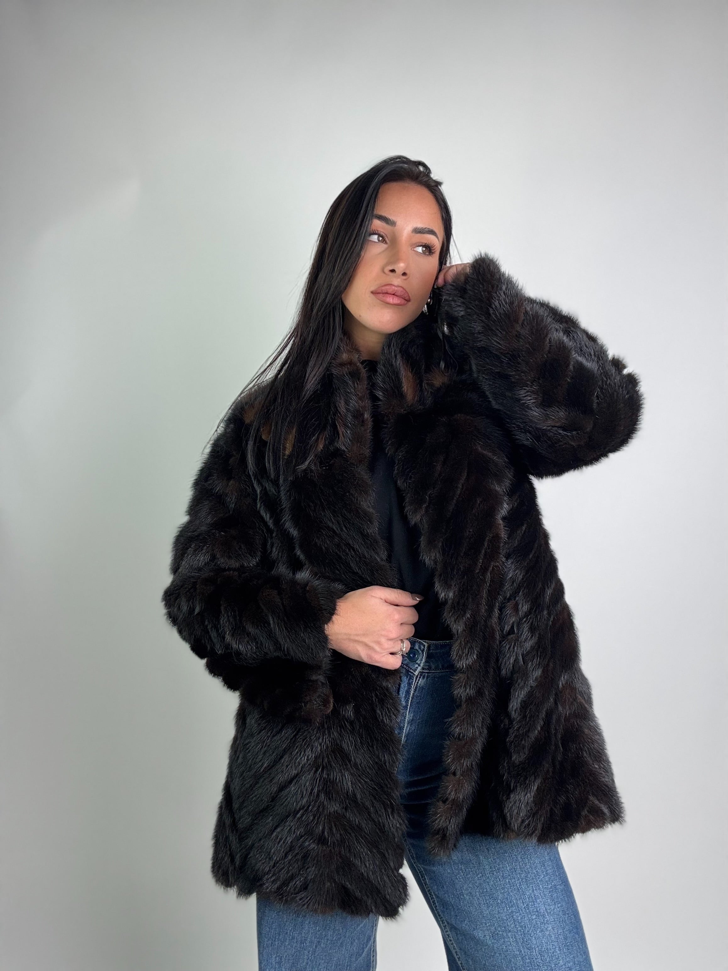 Giacca in visone N231