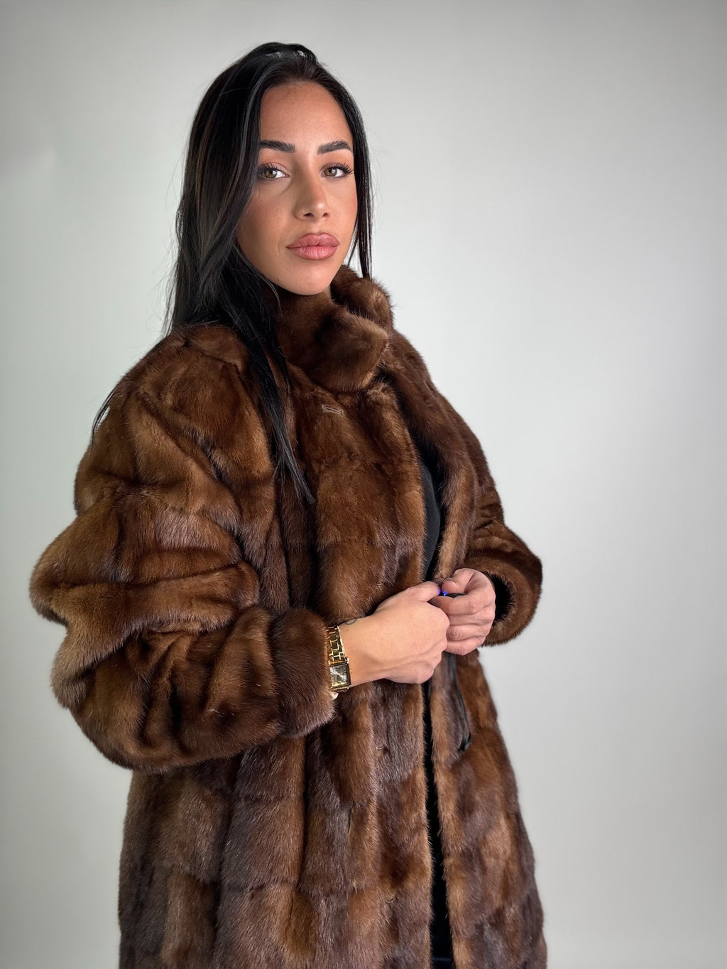 Cappotto in visone N382