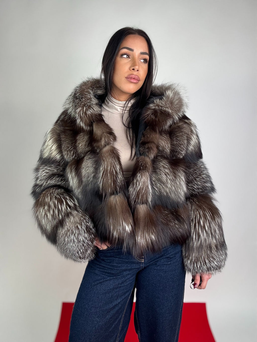 Mink Bomber Jacket