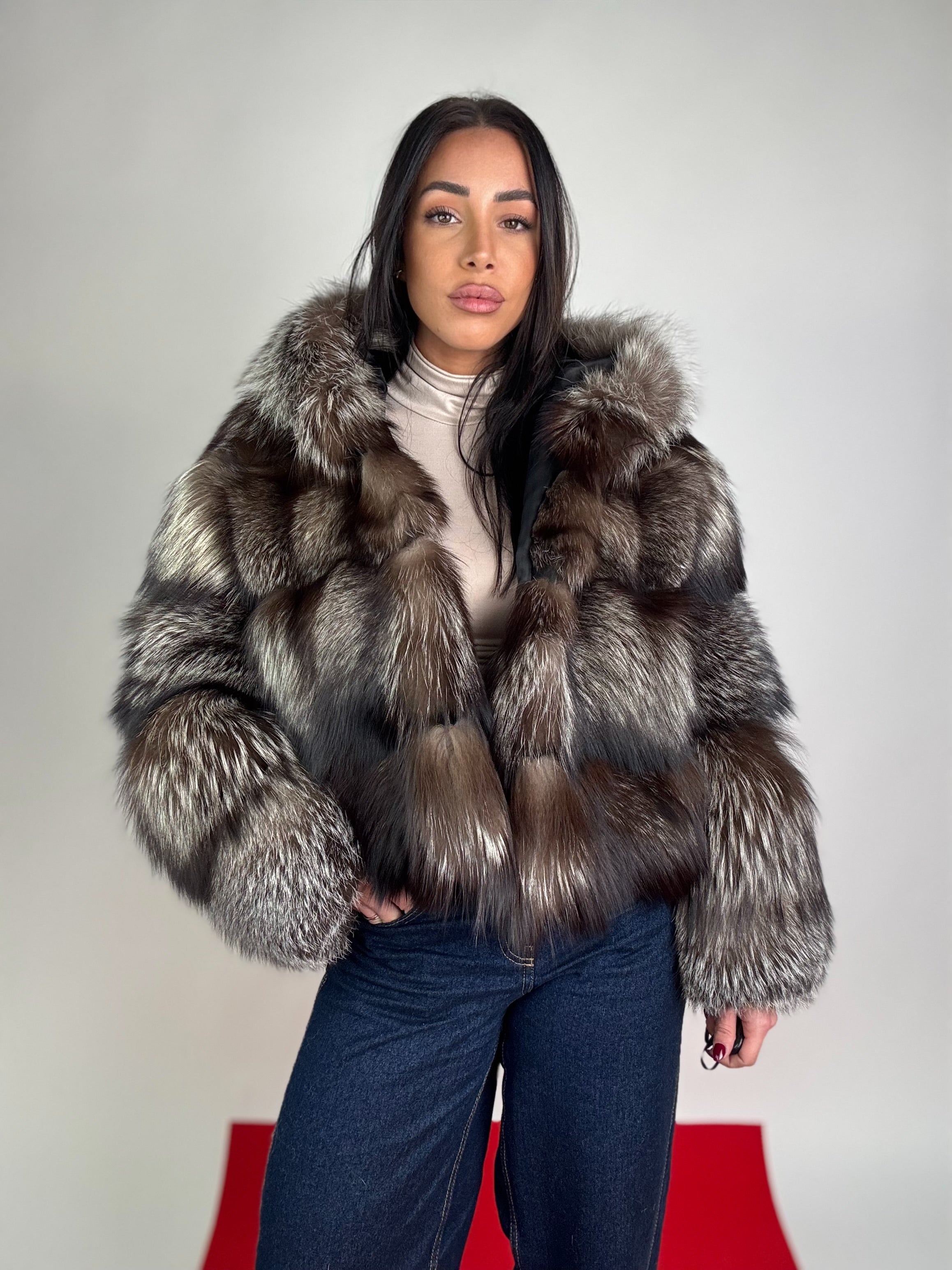 Mink Bomber Jacket